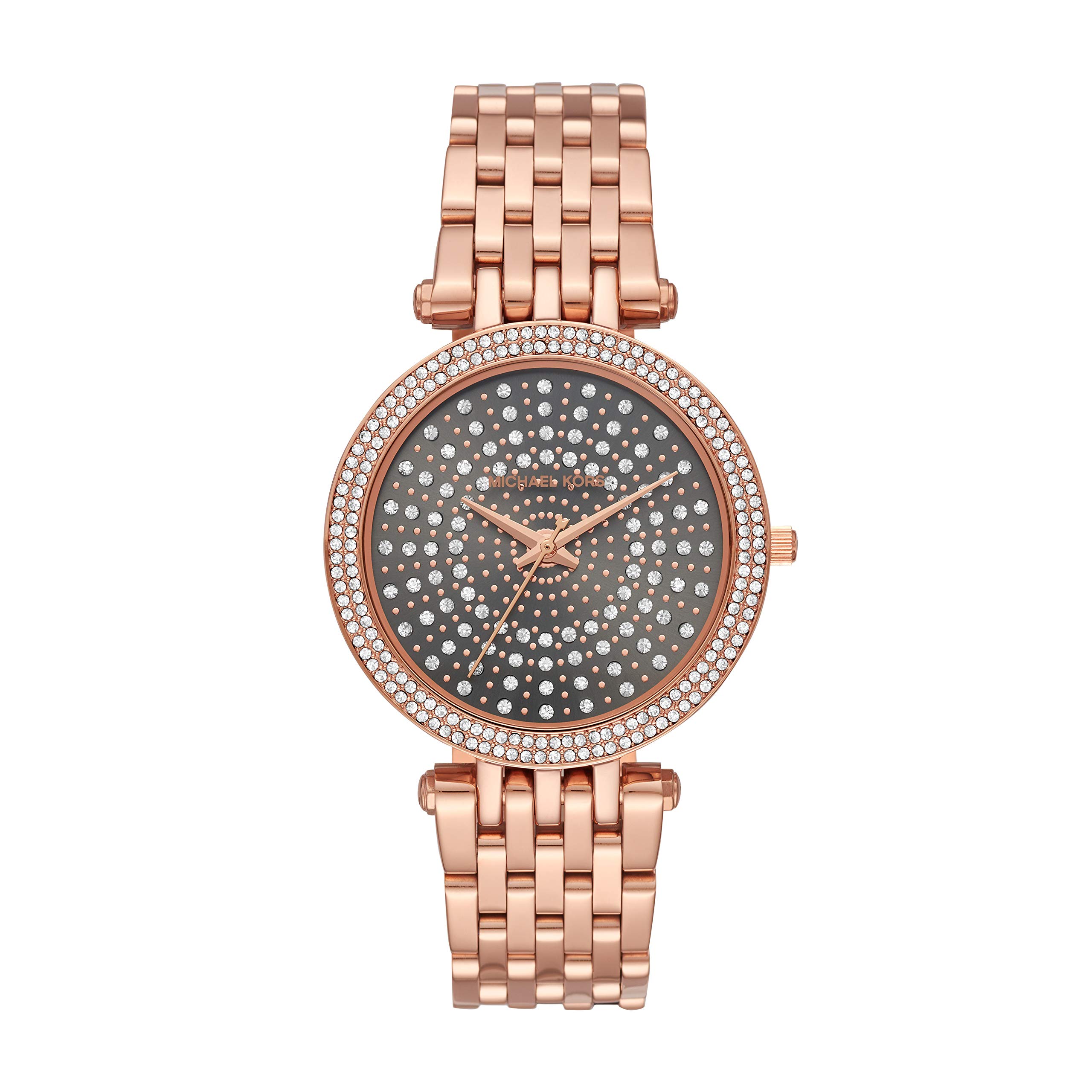 Michael Kors Darci Women's Crystal Bezel Watch - Luxury Three-Hand Quartz Movement Fashion Watch for Women | Perfect for Office, Party & Everyday Wear