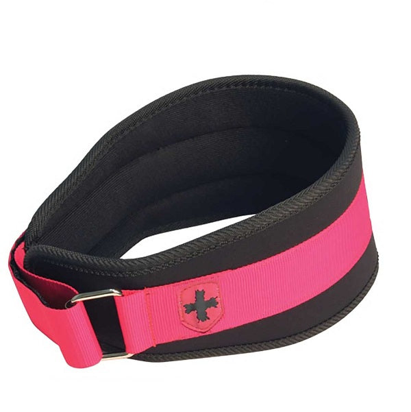 Harbinger 5 Women's Weightlifting Belt with Foam Core - Black/Pink for CrossFit, Powerlifting & Gym Workouts