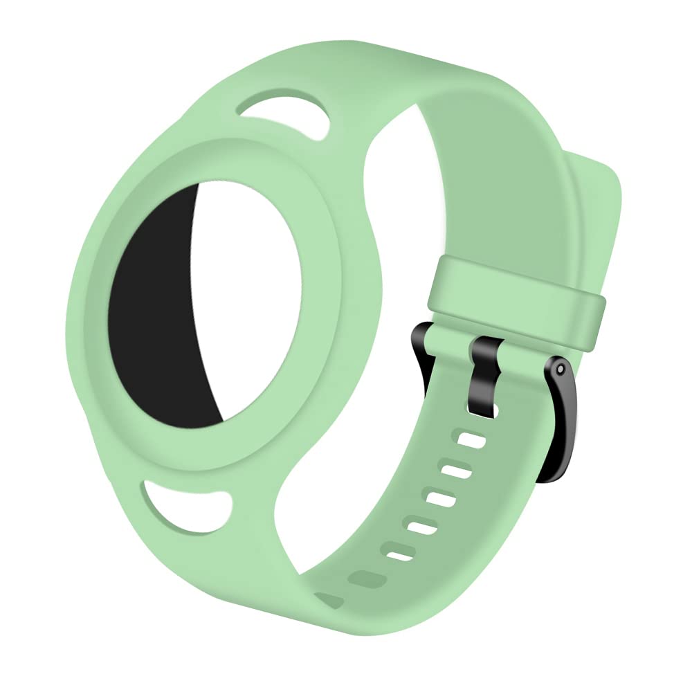 Coholl AirTag Bracelet - Soft Silicone Waterproof Wristband for Apple AirTag, Lightweight GPS Tracker Holder | Perfect for Travel, Keys, Pets & Luggage Tracking
