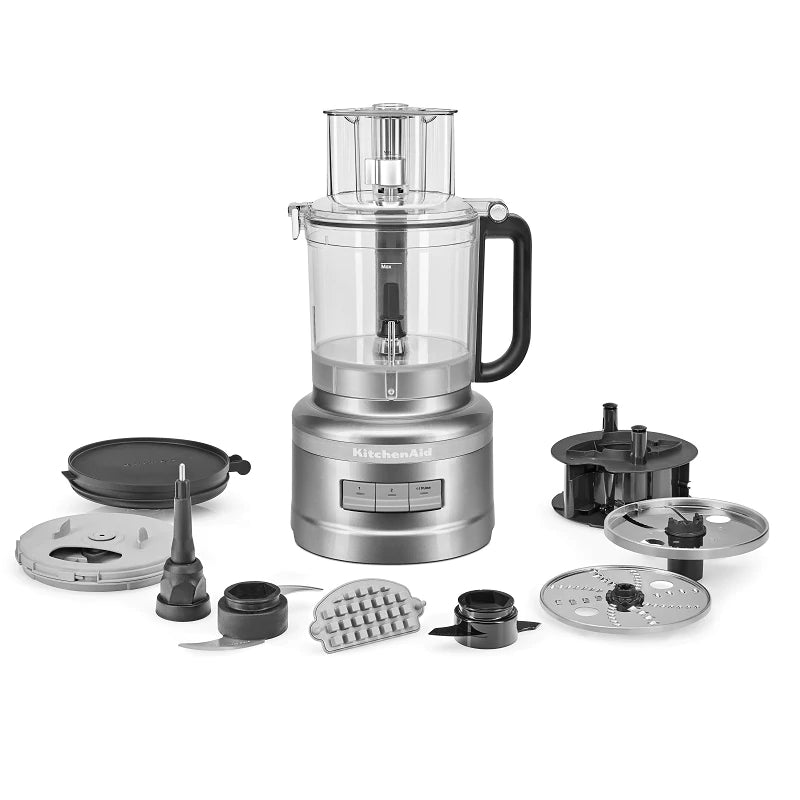 KitchenAid KFP1319 13-Cup Food Processor - Powerful & Durable for Chopping, Slicing, Shredding - Perfect for Meal Prep, Baking & Large Family Cooking