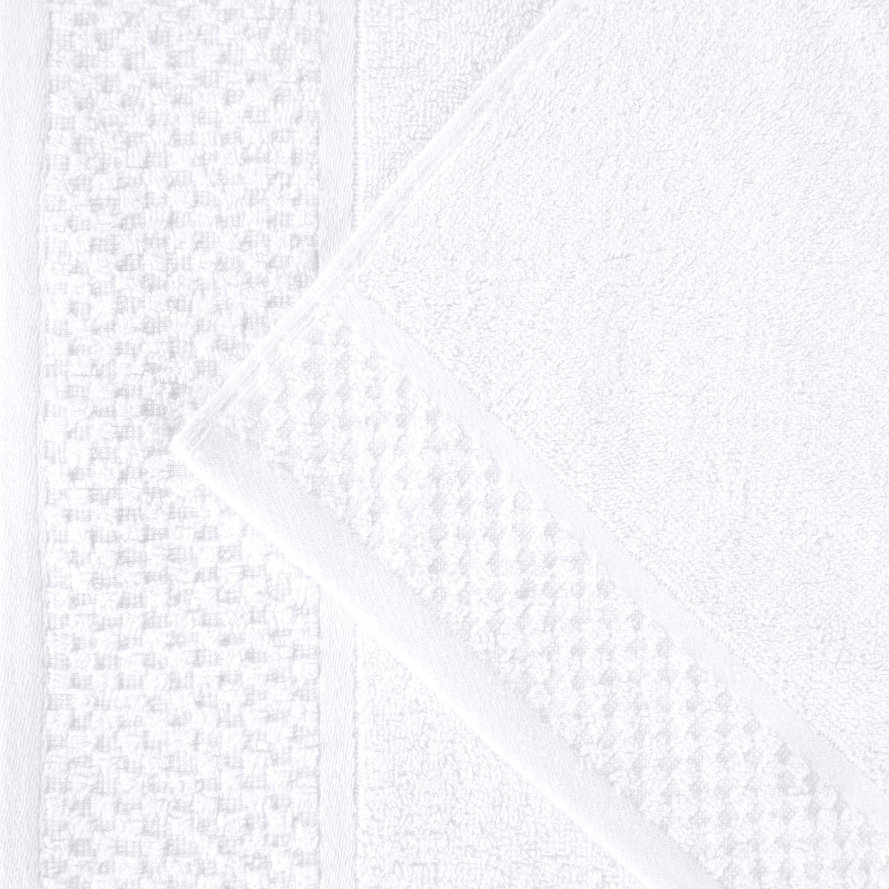 Premium Cotton Plush Soft Absorbent 2-Tone 3-Piece Bath Towel Set for Spa, Gym & Luxury Home Use