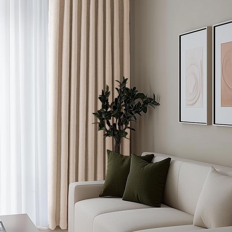 Windsor Jacquard Brown Floral Blackout Curtains - Heavyweight Thermal Insulated Drapes for Living Room & Bedroom - Classic Custom Window Treatments for Light Blocking & Privacy