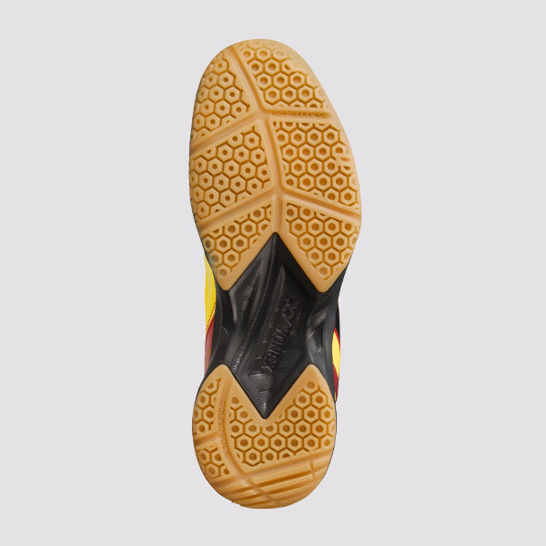 Yonex Power Cushion 47 Unisex Badminton Shoes - Lightweight & Cushioned for Court Sports (Yellow) | Perfect for Badminton, Squash & Indoor Court Games
