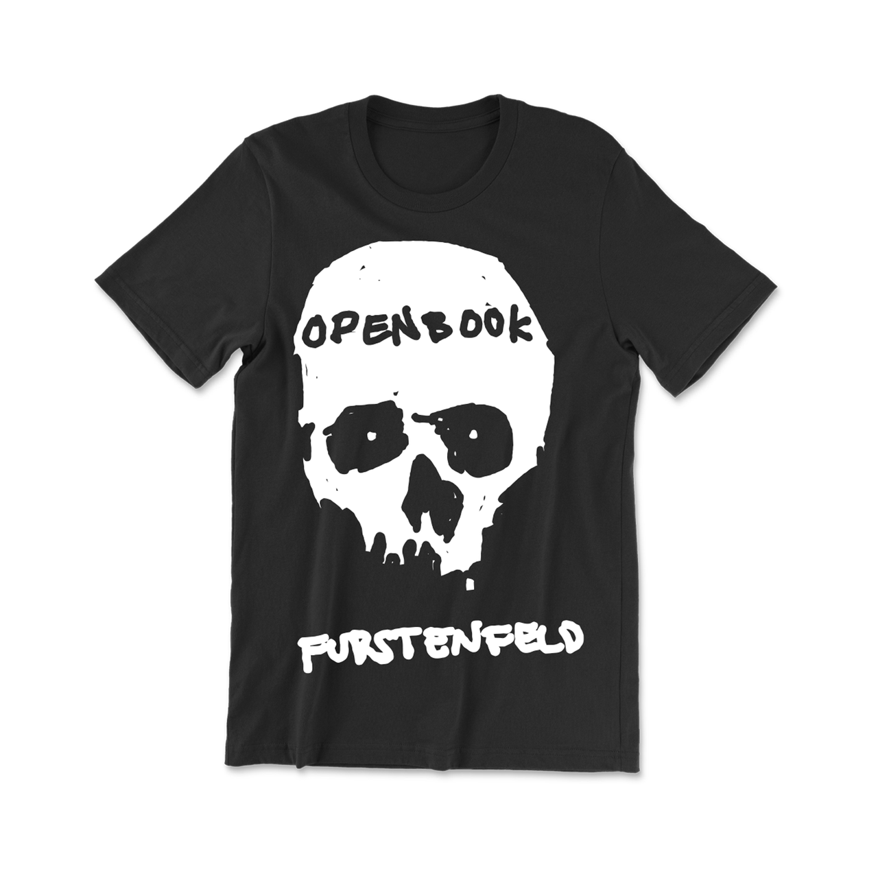 Open Book Skull Graphic T-Shirt for Men & Women | Vintage Style Cotton Tee | Perfect for Halloween, Goth Fashion & Streetwear