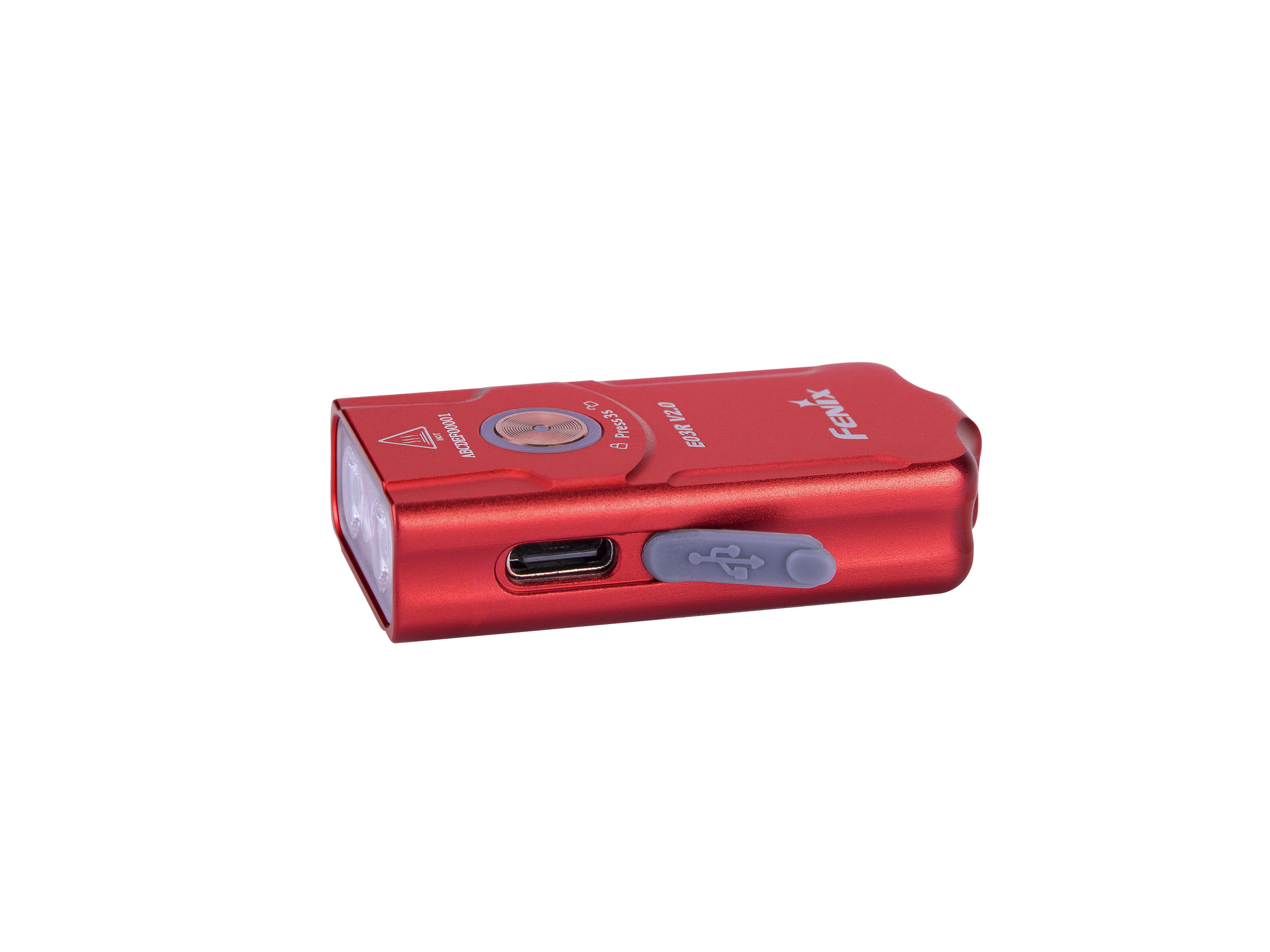 Fenix E03R V2 Ultra-Bright 300 Lumen Rechargeable Keychain Flashlight - Perfect for Camping, Hiking, and Emergency Use