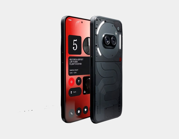 Nothing Phone (2a) Plus 5G Unlocked Smartphone - 256GB ROM, 12GB RAM, Dual SIM, GSM Compatible (Black) - Perfect for Gaming, Streaming & Productivity on the Go
