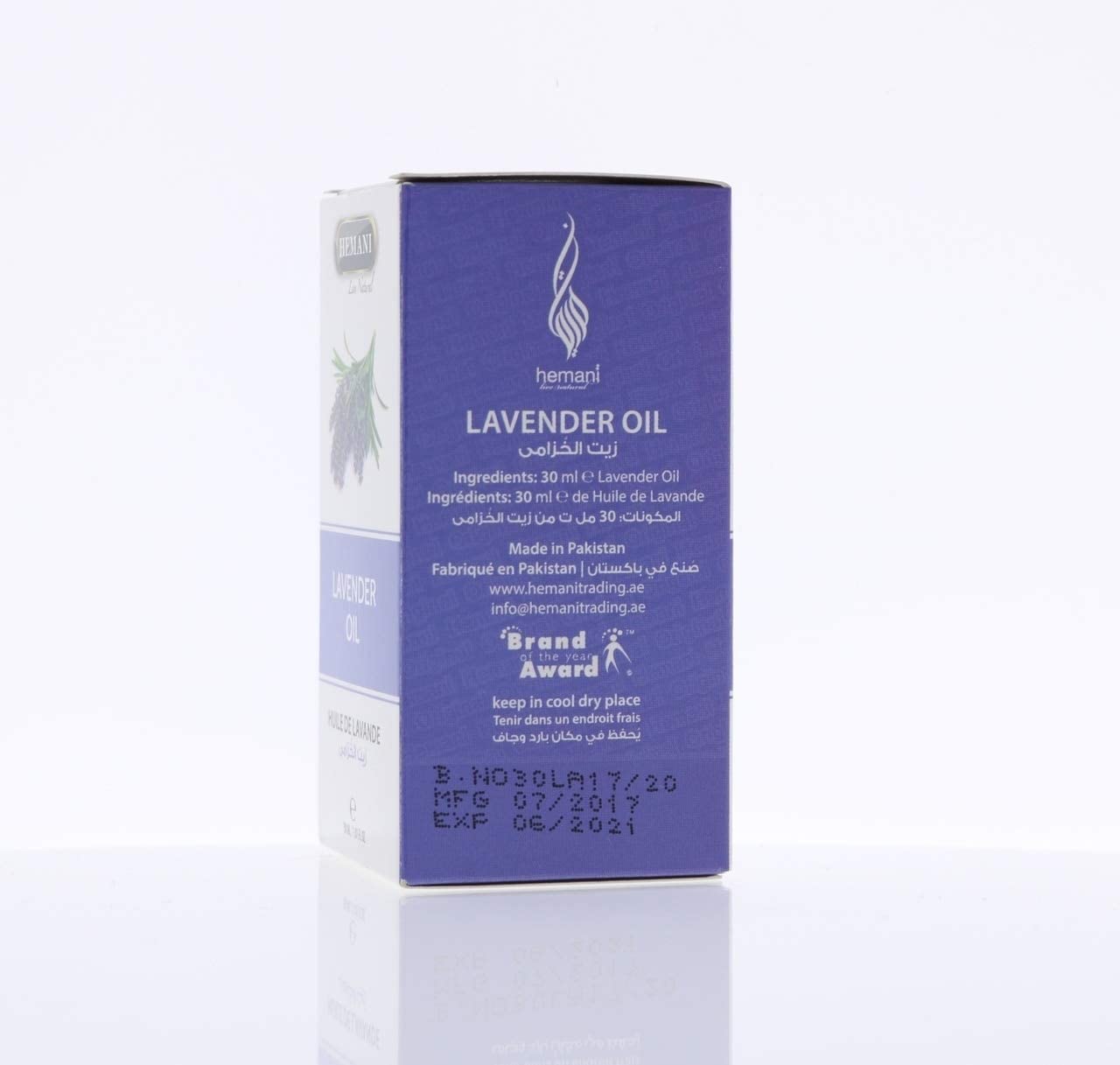 **Hemani Lavender Essential Oil 30ml - 100% Pure & Undiluted, Therapeutic Grade for Relaxation, Stress Relief & Better Sleep | Natural Aromatherapy for Mind & Body | Use in Diffusers, Massage & Skincare**    (Note: This optimized title includes SEO-friendly keywords, translates any Chinese terms, and adds usage scenarios like diffusers, massage, and skincare.)