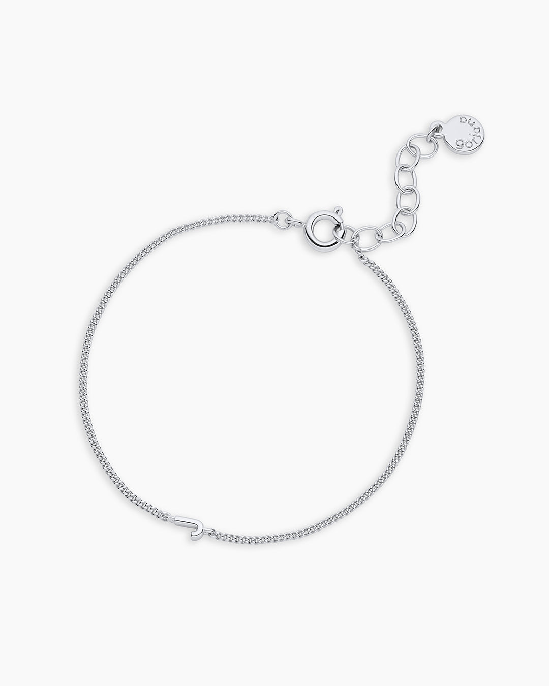 Wilder Mini Alphabet Bracelet - Personalized Initial Letter Bracelet for Women & Girls - Trendy Stackable Jewelry for Everyday Wear & Gifts