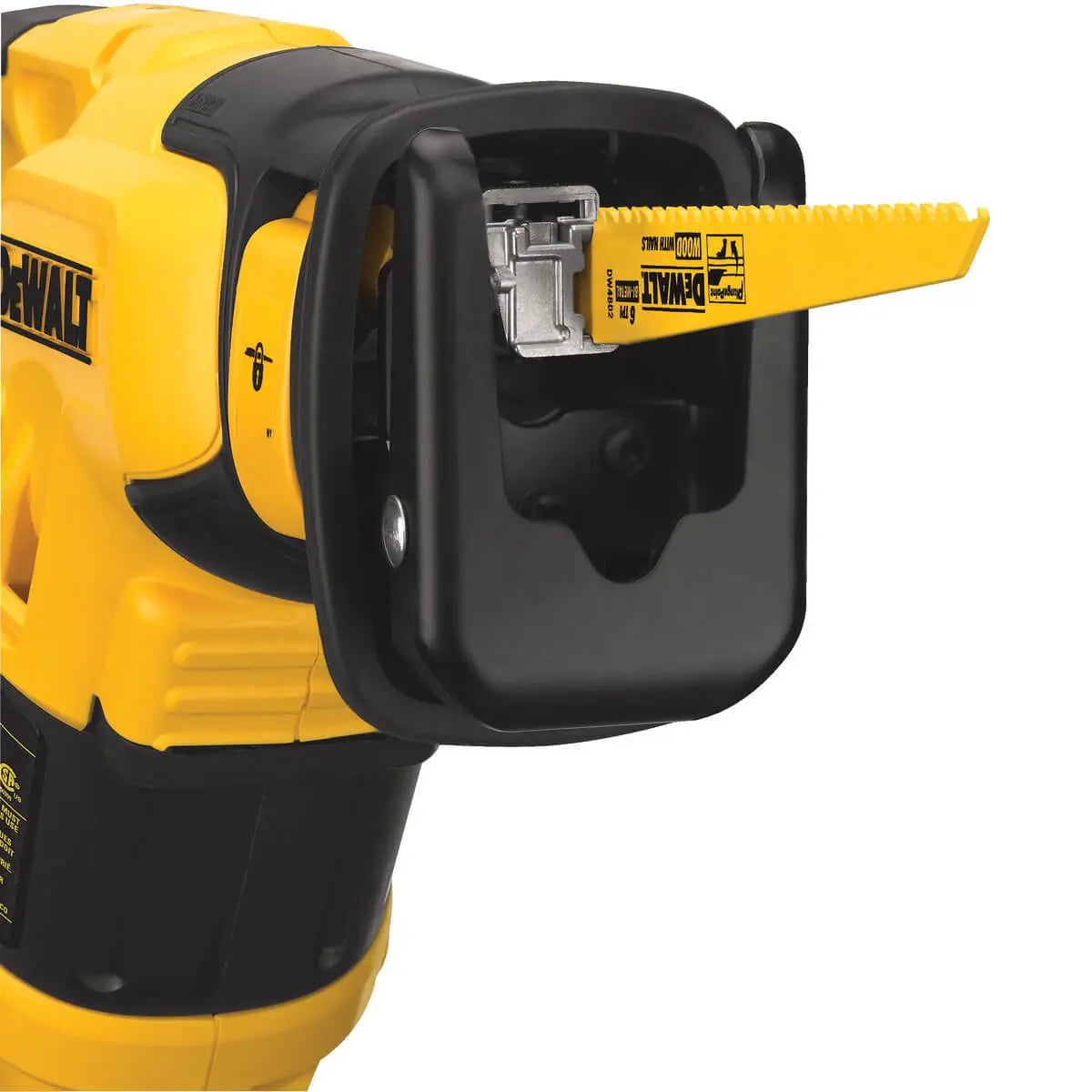 DEWALT DWE357 12 Amp Compact Reciprocating Saw - Powerful Corded Electric Saw for Wood, Metal & Demolition Cutting - Ideal for Construction, Remodeling & DIY Projects