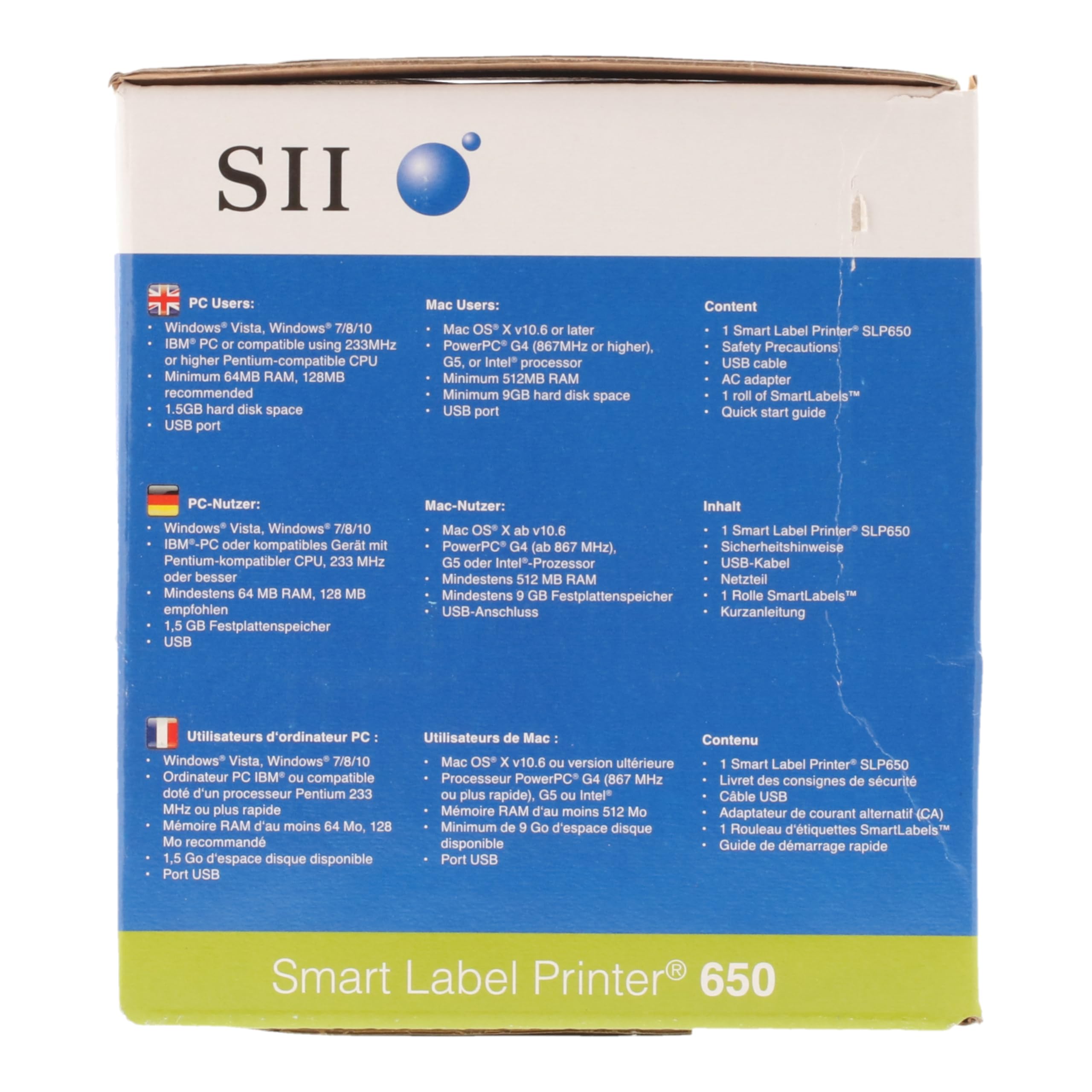 SKPSLP650 - Smart Label Printer 650 | High-Speed Thermal Label Printer for Shipping, Barcodes & Packaging | Perfect for E-Commerce, Warehouses & Small Businesses
