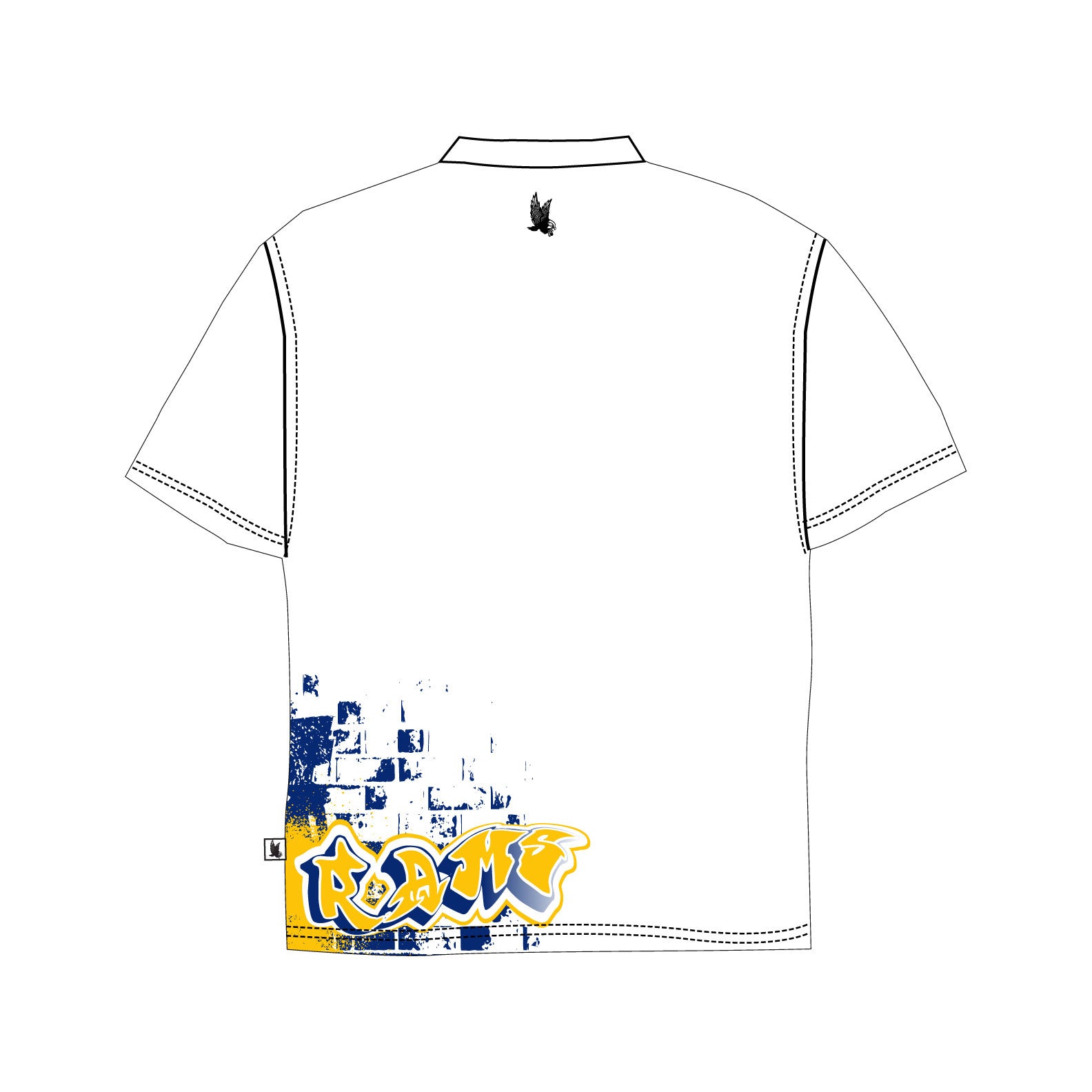 Youth & Adult Ramsey Rams White Tee Shirt - Comfortable Cotton T-Shirt for Fans & Casual Wear - Perfect for Game Day, School Spirit & Everyday Outfits