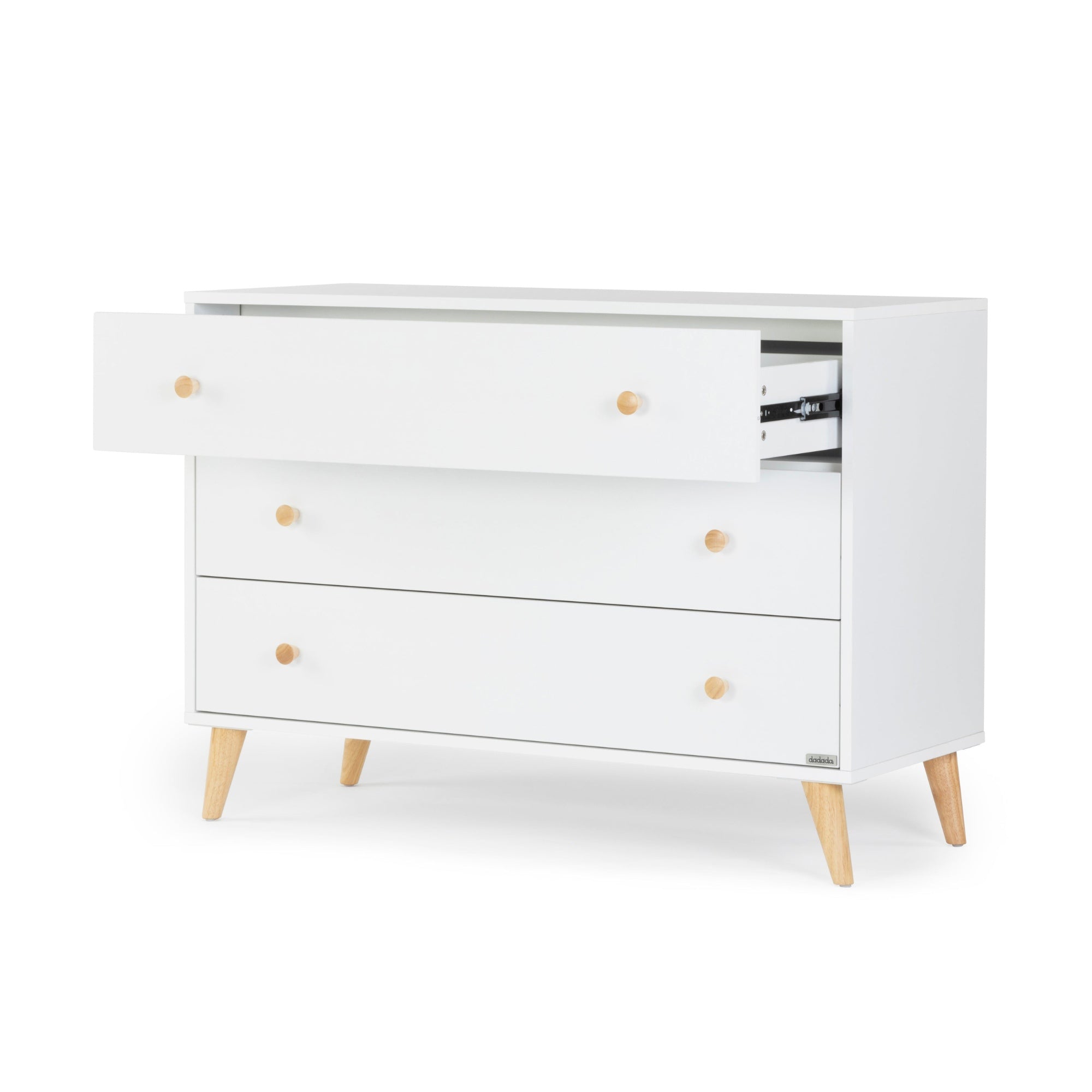 Austin 3 Drawer Dresser - Modern Wooden Chest of Drawers for Bedroom Storage | Perfect for Clothes, Linens & Home Organization