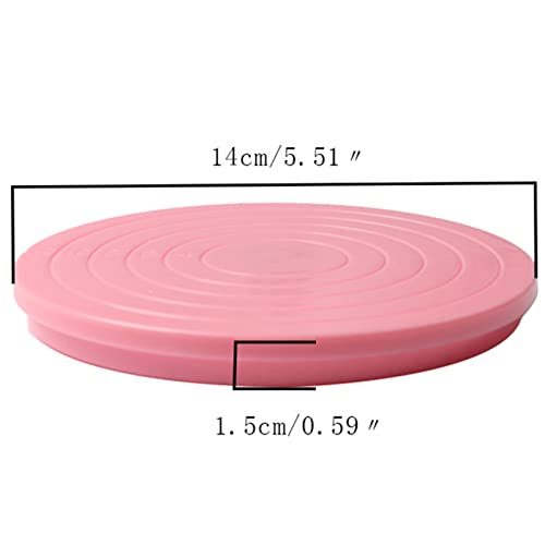 VALINK 5.1 Inch Rotating Cake Turntable - Smooth Revolving Cake Stand Spinner for Baking, Cake Decorating & Pastry Making | Perfect for Home Bakers & Professional Chefs | Durable Baking Tools & Accessories Supplies