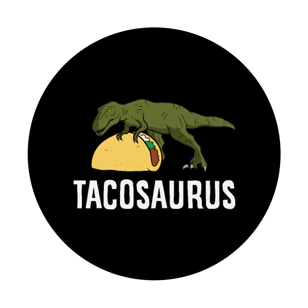 Dinosaur Tacosaurus & Love Tacos PopSockets - Swappable PopGrip for Phone Stand & Grip - Perfect for Dino Lovers, Taco Fans & Phone Accessories