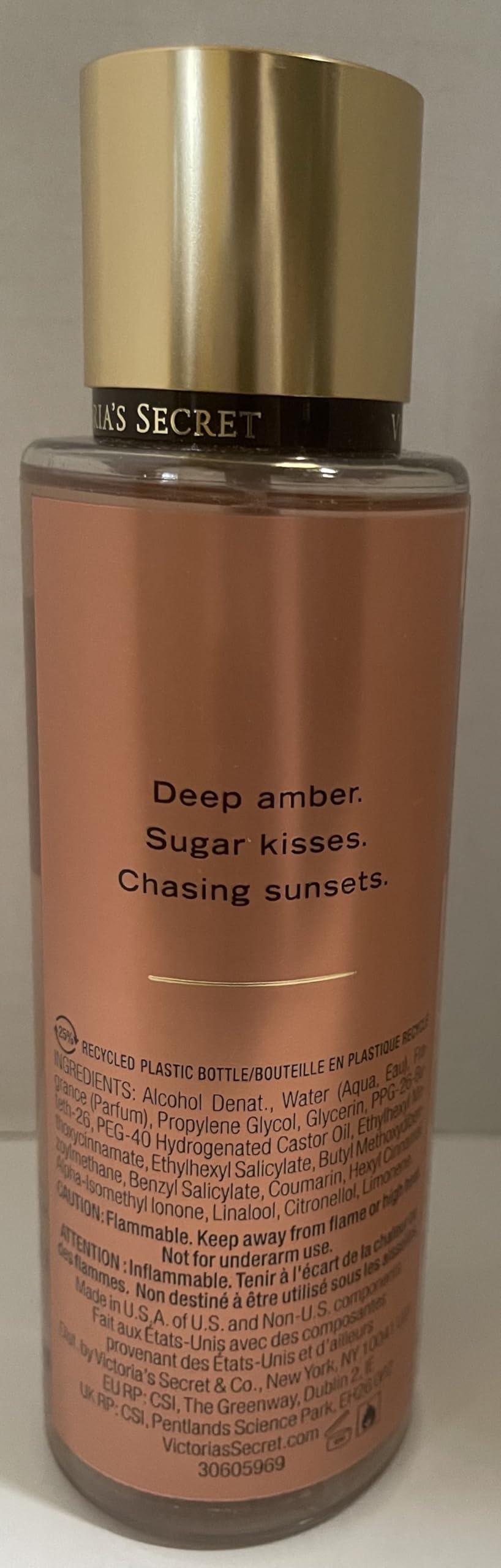 Amber Romance Fragrance Mist for Women - 8.4oz Body Spray with Warm Vanilla & Sandalwood Notes | Long-Lasting Perfume Mist for Daily Wear, Date Night & Special Occasions