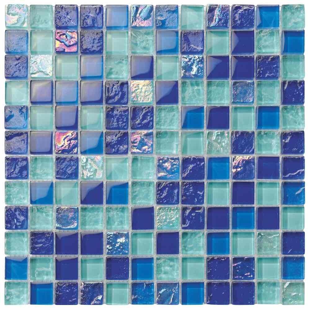 Glass Pool Mosaic Tile Vieques Blend 1