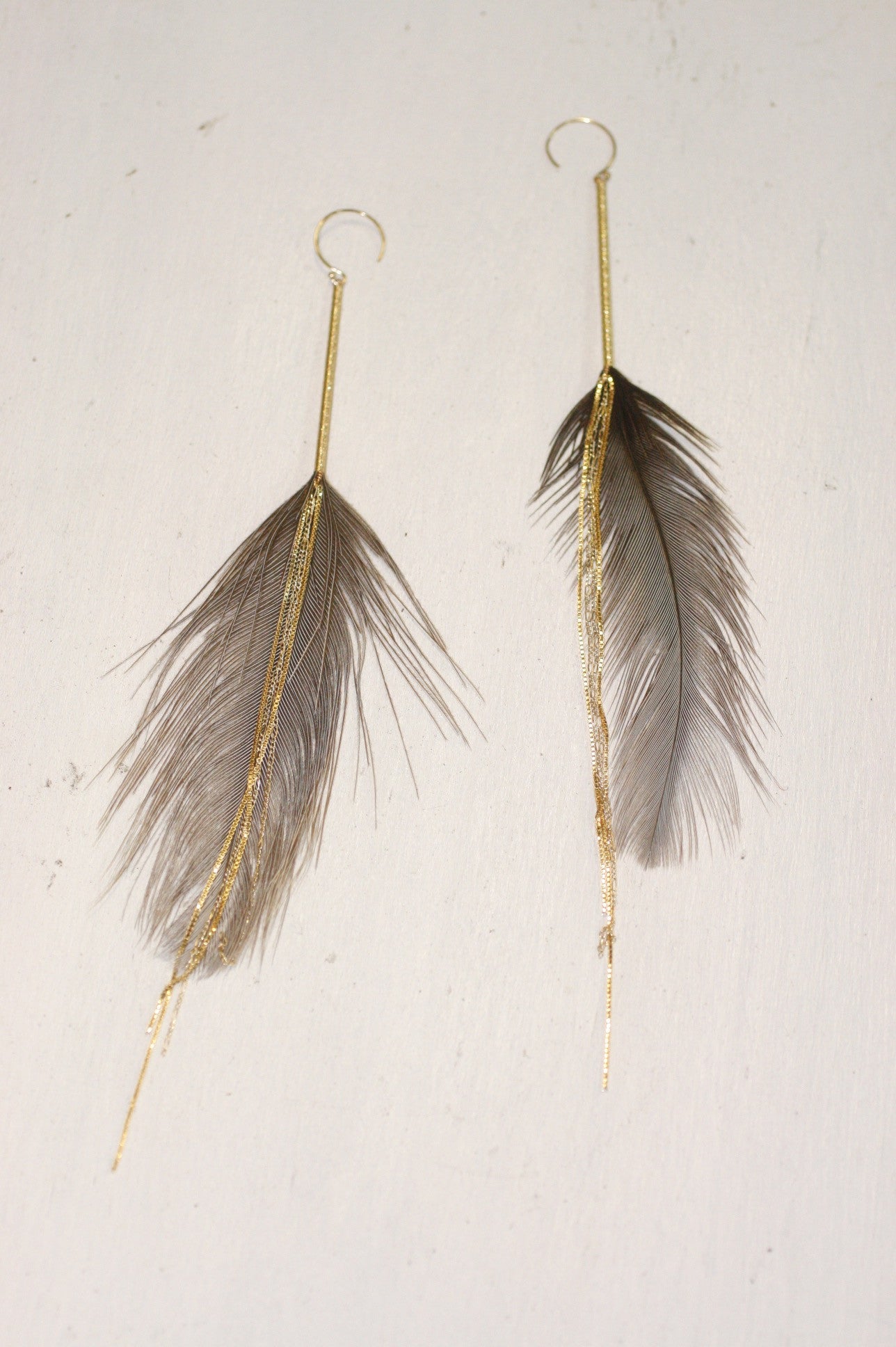 Rhea Grey Statement Feather Shoulder Sweepers - Elegant Fashion Accessory for Parties, Weddings & Special Events