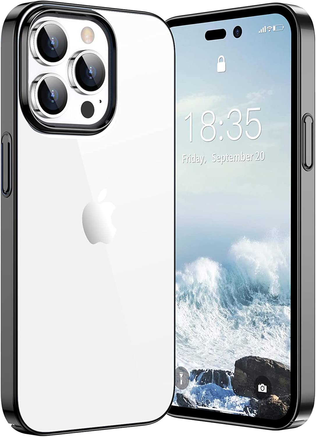 iPhone 14 Pro Max Case - Shockproof & Wireless Charging Compatible Protective Cover for Everyday Use, Travel & Outdoor Activities