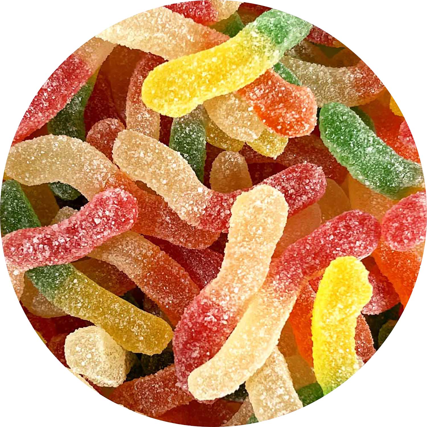 Jovy Gummy Sour Worms Candy - 5 Pound Bulk Bag | Sour & Sweet Chewy Treats for Parties, Movie Nights & Snacking