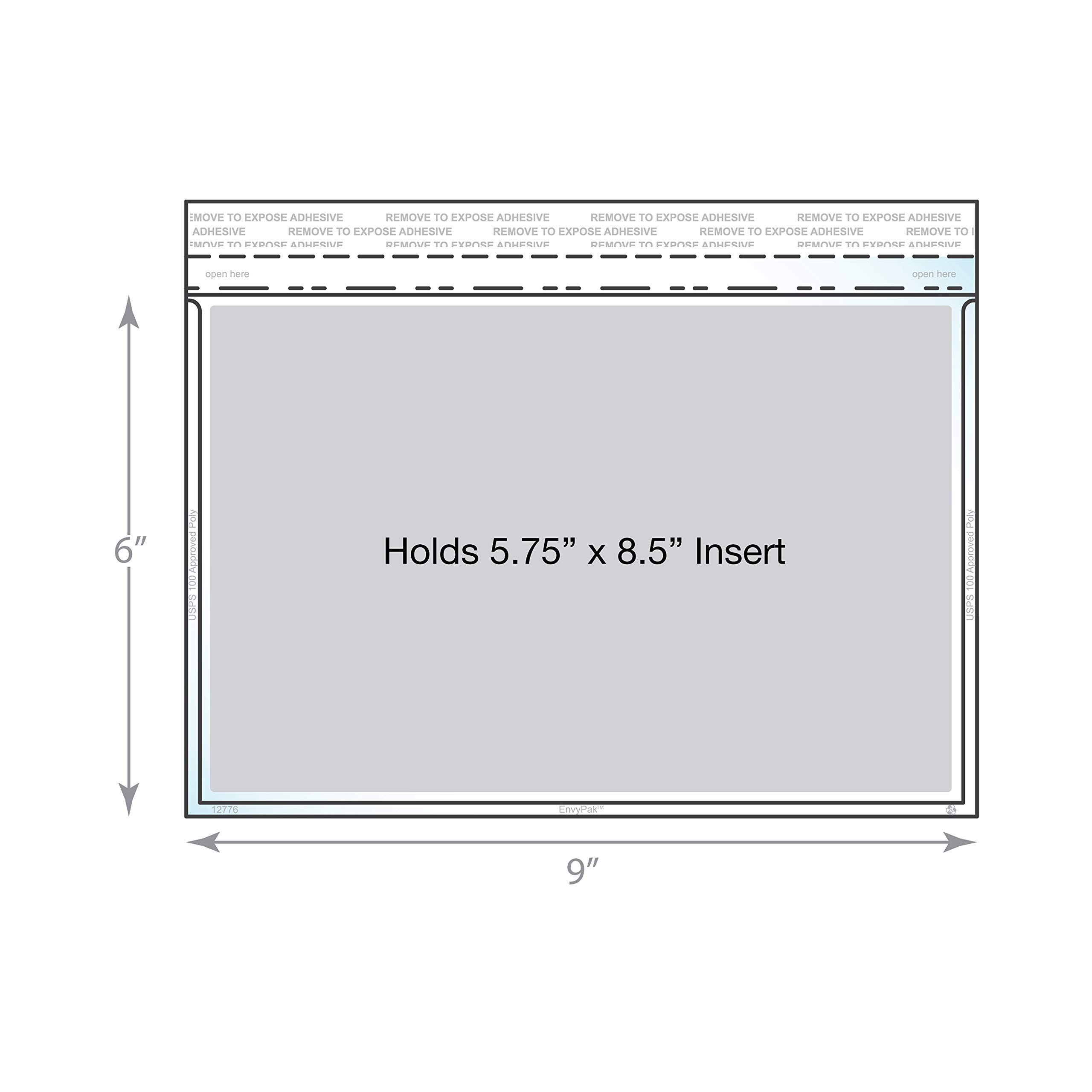 Crystal Clear Booklet Envelopes 6