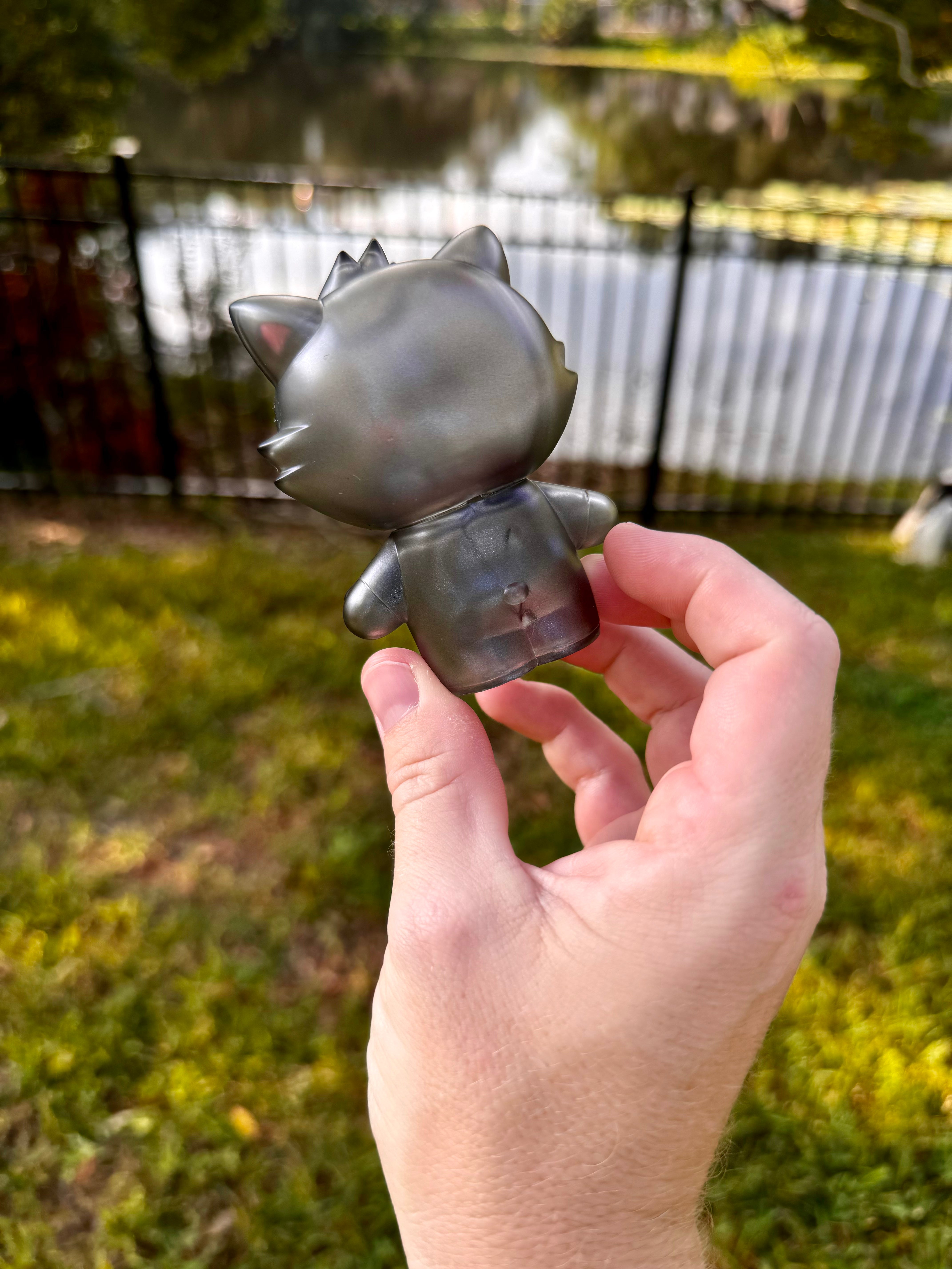 Ghost of Grandpa Sofubi Vinyl Figure - Japanese Anime Collectible Toy for Horror Fans & Home Decor