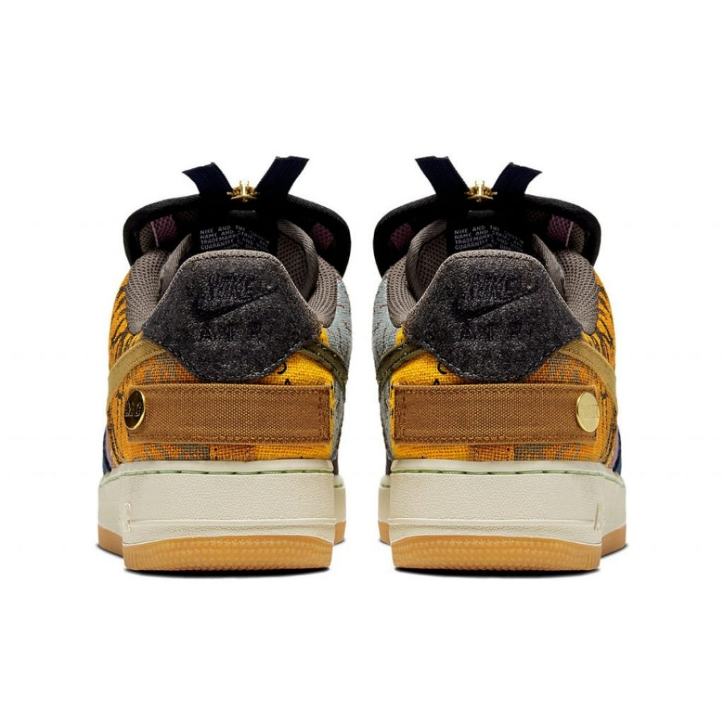 Travis Scott x Nike Air Force 1 Low 'Cactus Jack' Sneakers - Limited Edition Retro Basketball Shoes for Men & Women | Perfect for Streetwear, Sneaker Collection & Casual Outfits