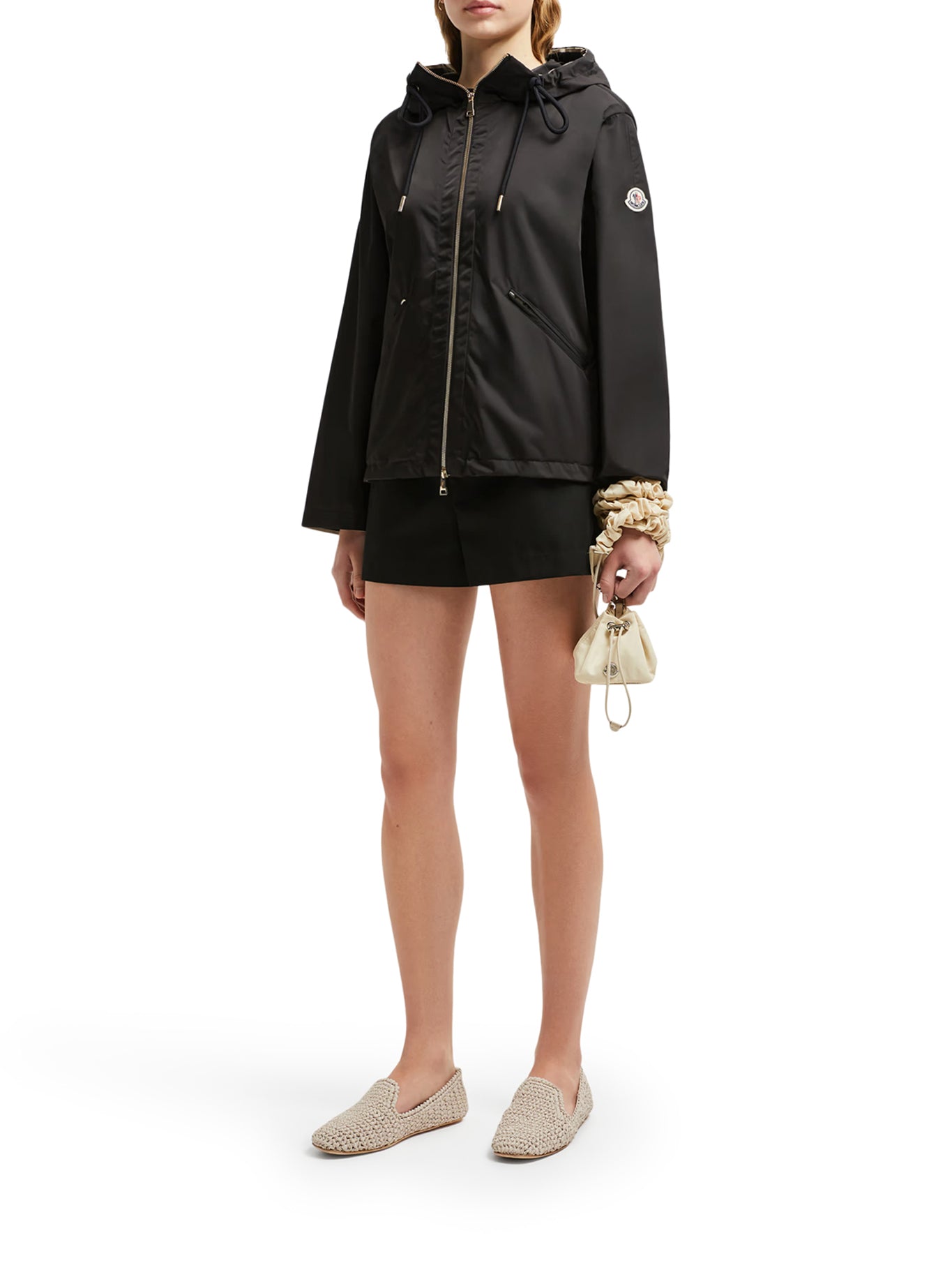 Cassiopea Hooded Jacket for Women - Lightweight Waterproof Windbreaker with Zipper Pockets - Perfect for Hiking, Running & Outdoor Adventures