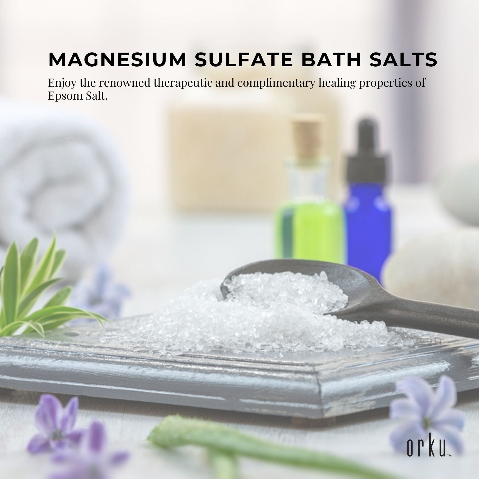 5kg Epsom Salt Tub - Pure Magnesium Sulfate for Relaxing Bath, Muscle Relief & Skin Care | Detox, Soreness Recovery, Foot Soak & Beauty Treatment