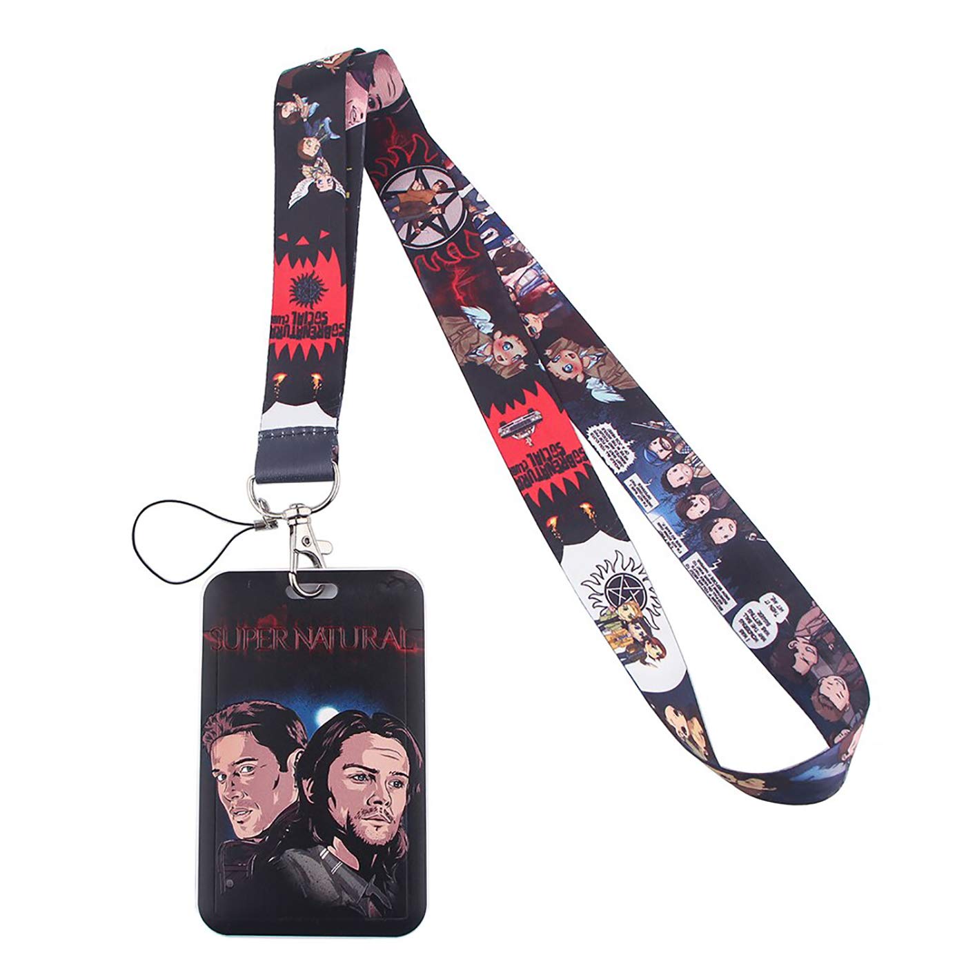 Dean & Sam TV Series Lanyard - Key Holder & ID Badge for Gym & Work
