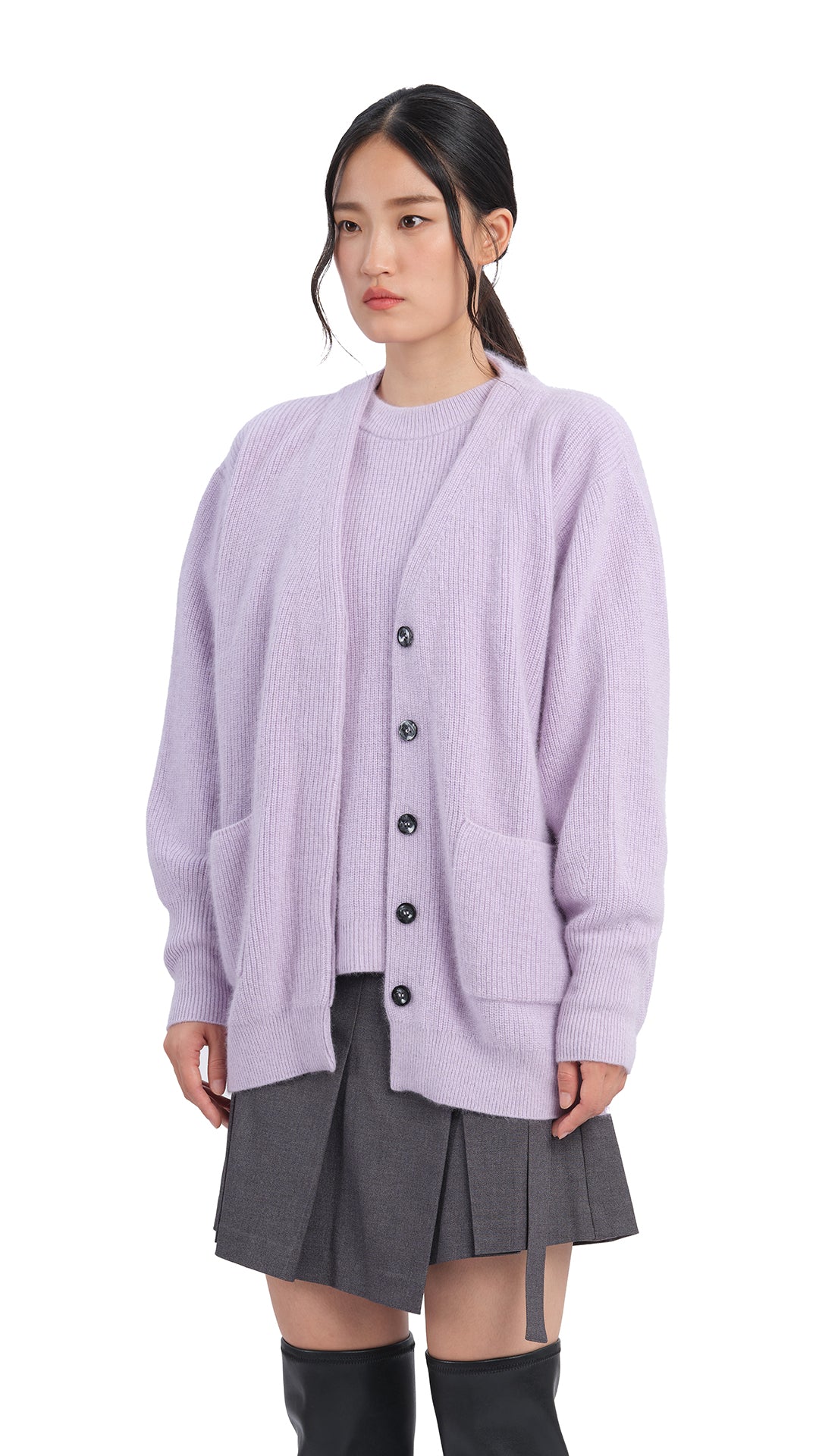Fox Mix Cardigan for Women - Soft Knit Open Front Sweater | Cozy Fall & Winter Layering, Casual Outfits, Office Wear