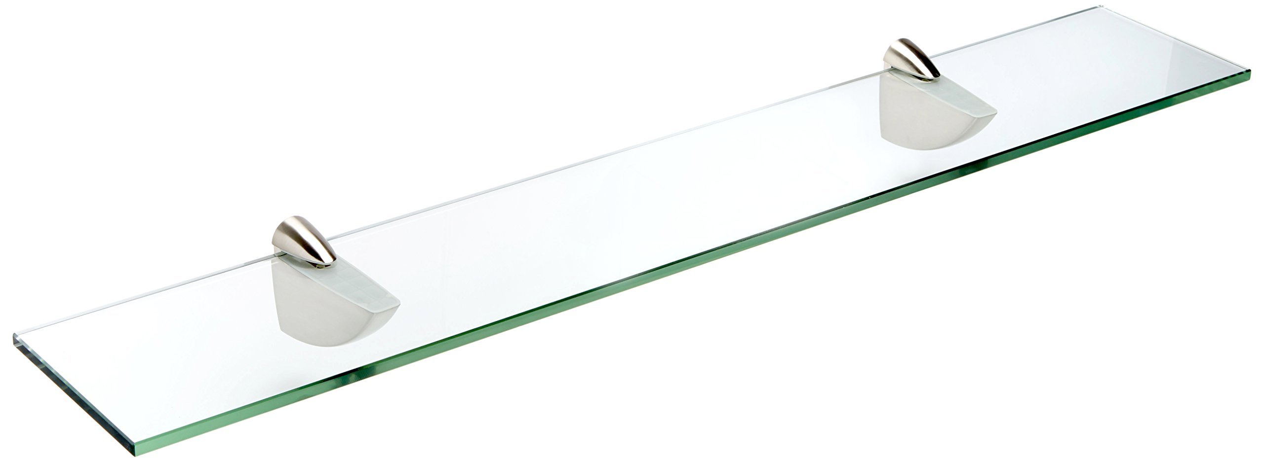 Spancraft Brushed Steel Oriole Glass Shelf - 6