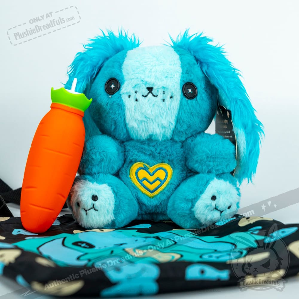 Plushie Dreadfuls PCOS Awareness Rabbit - Soft Stuffed Animal Toy for Women & Girls | Comfort Gift for PCOS Support, Anxiety Relief & Cuddling