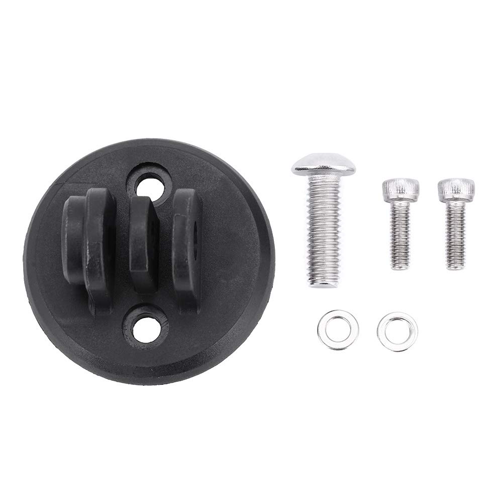 Bike Helmet Camera Mount - Universal Action Camera Mount for Mountain & Road Bikes - Compatible with GoPro, IGPSPORT, Bryton - Durable Aluminum Alloy for Cycling, Commuting & Outdoor Adventures