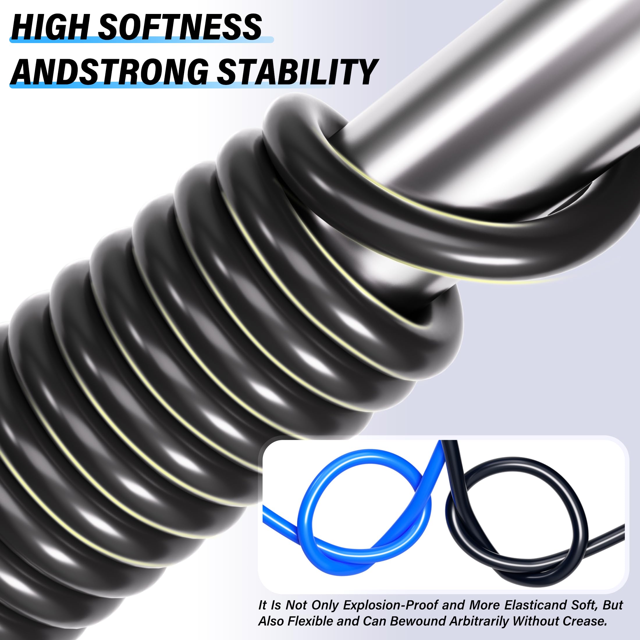 TAILONZ 1/4 Inch OD 10 Meters Black PU Air Hose - High Pressure Pneumatic Tubing for Air Compressor, Spray Gun, Fluid Transfer | Durable Flexible Air Line Pipe for Industrial, Automotive & DIY Projects