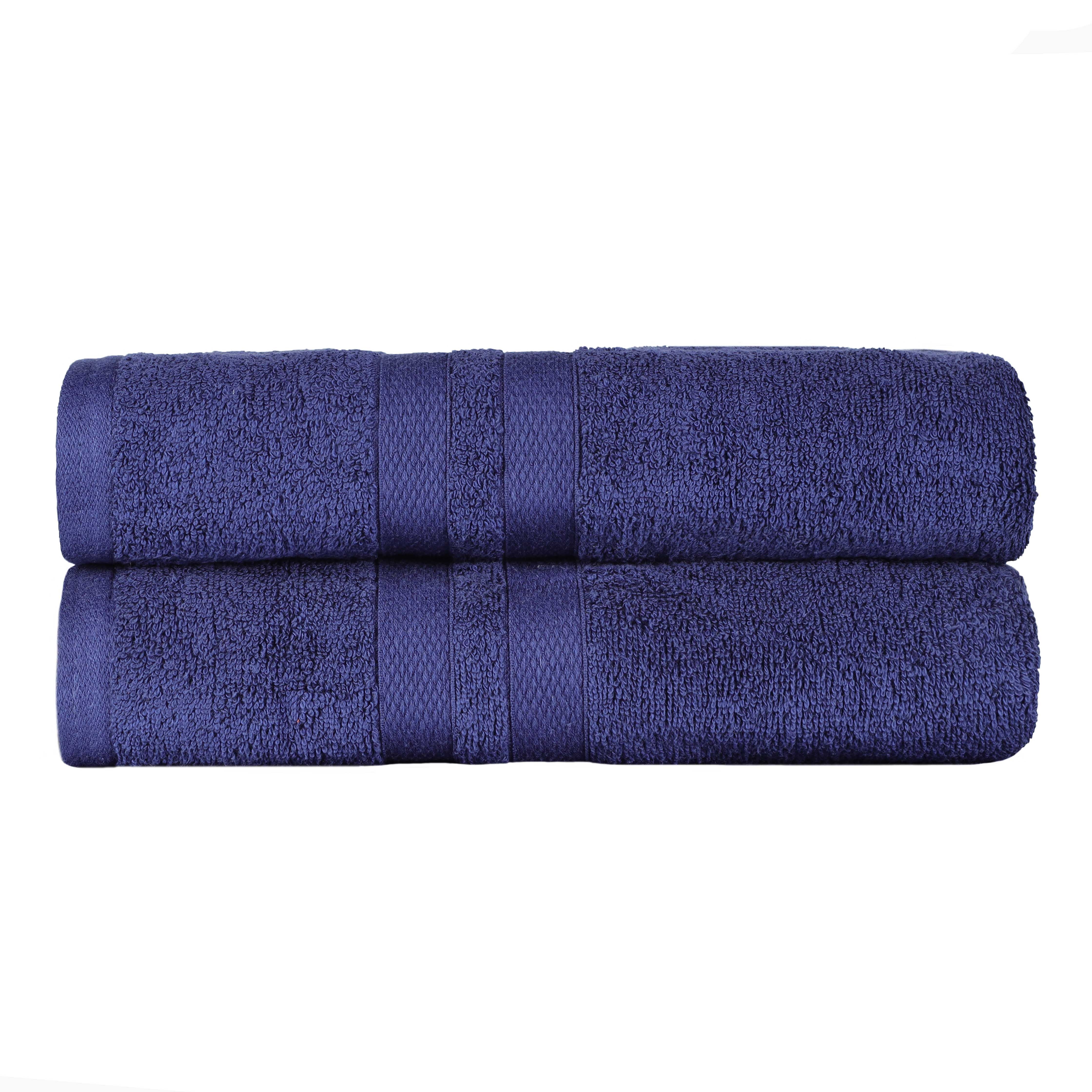 Ultra Soft 100% Cotton Bath Towel Set - 2 Piece Absorbent Bath Sheets for Spa, Gym & Luxury Bathroom Use