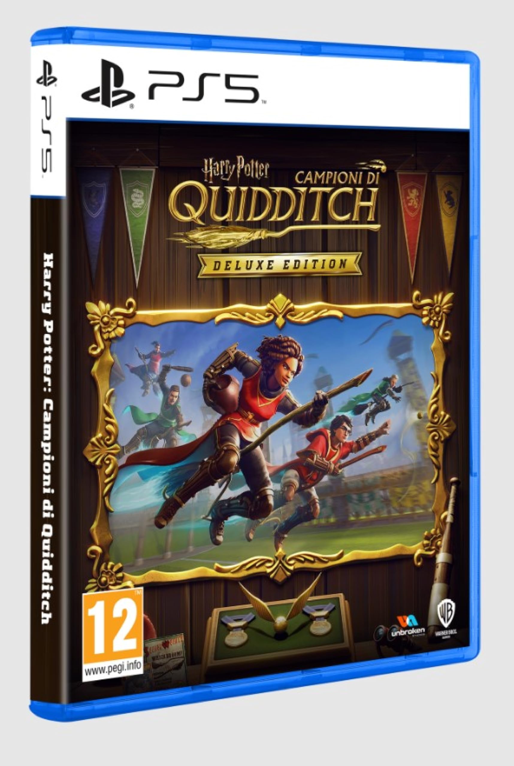 Harry Potter: Quidditch Champions Deluxe Edition for PS5 - Immersive Wizarding World Sports Game for Fantasy Adventure Lovers