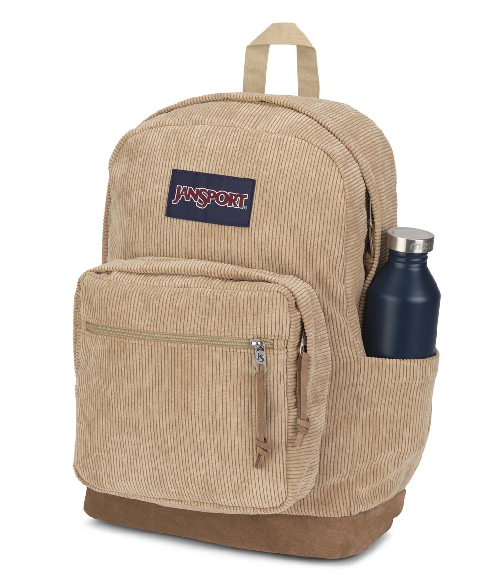 JanSport Right Pack Expressions Backpack - Curry Corduroy Laptop Bag for School, College & Travel | Durable & Stylish Daypack for Students & Professionals