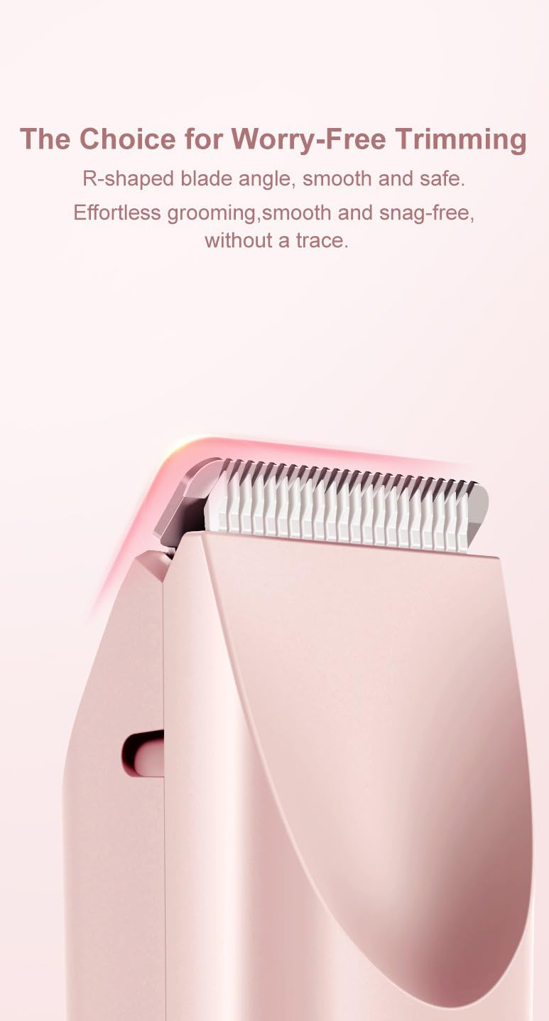 Bliss and Beauty 2-in-1 Electric Shaver for Women - Painless Hair Removal & Bikini Trimmer, Rechargeable Cordless Lady Shaver (Blue) | Smooth Legs, Underarms & Sensitive Areas | Perfect for Travel, Gym & Everyday Use