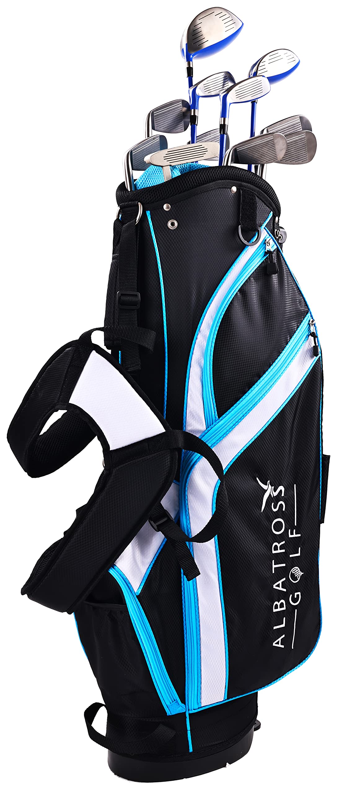 Albatross Complete Golf Club Set for Men - 13 or 16 Piece Right-Handed Clubs with Stand Bag | Premium Golf Equipment for Beginners & Intermediate Players | Perfect for Driving Range, Course Play & Golf Tournaments
