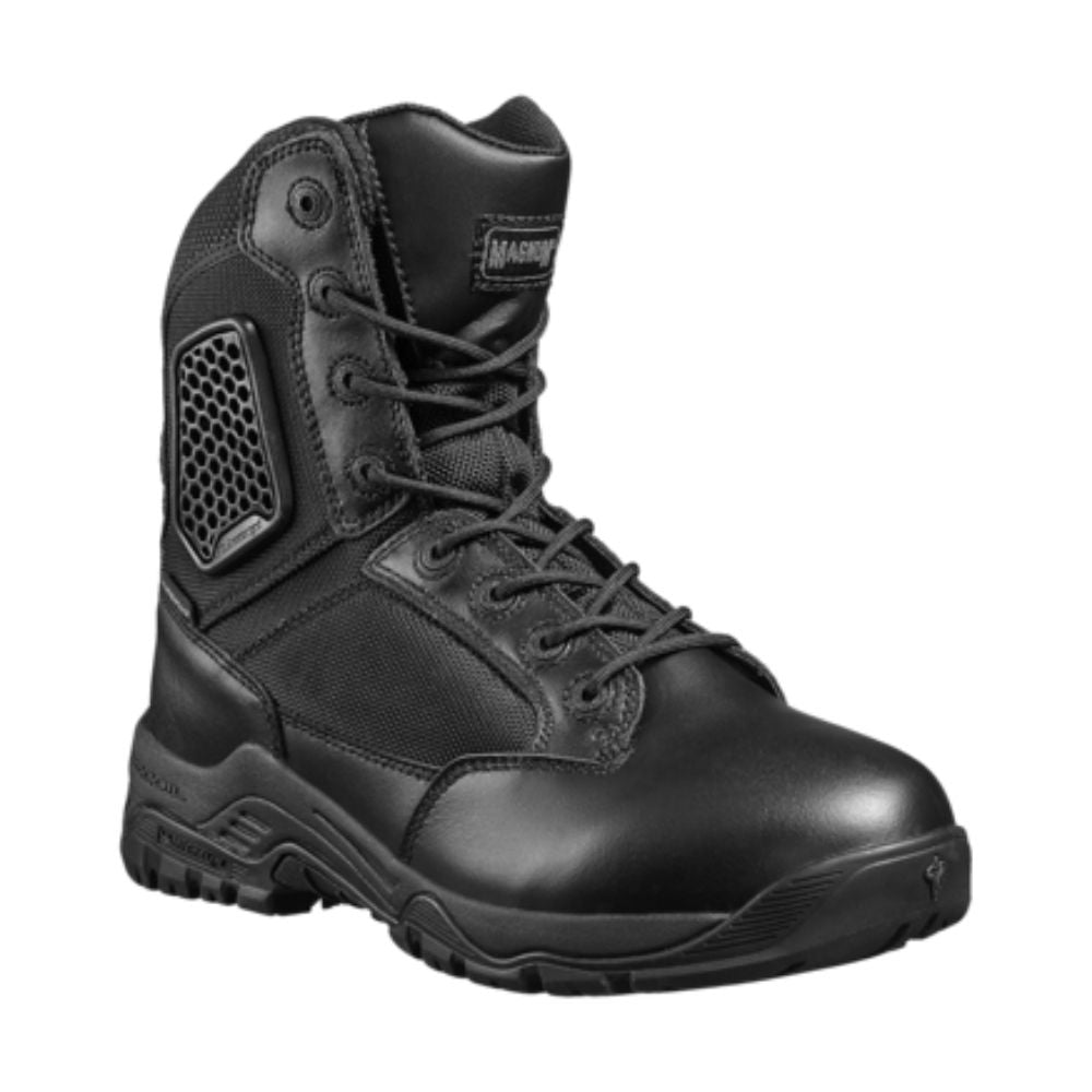 Magnum Stealth Force 8 Waterproof Tactical Boots for Men & Women - Side Zipper Military Uniform Shoes H5432 - Ideal for Law Enforcement, Security Work & Outdoor Activities