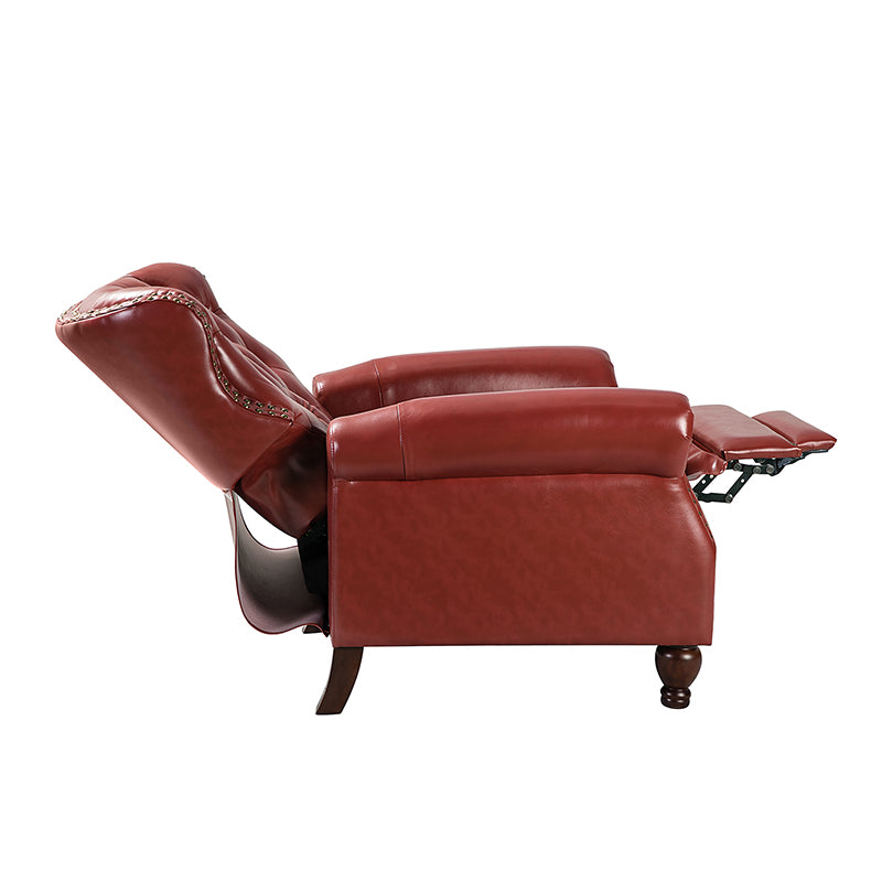 Premium Genuine Leather Oversized Recliner Chair for Living Room - Comfortable Lounge Chair for Home Theater, Reading Nook & Relaxation