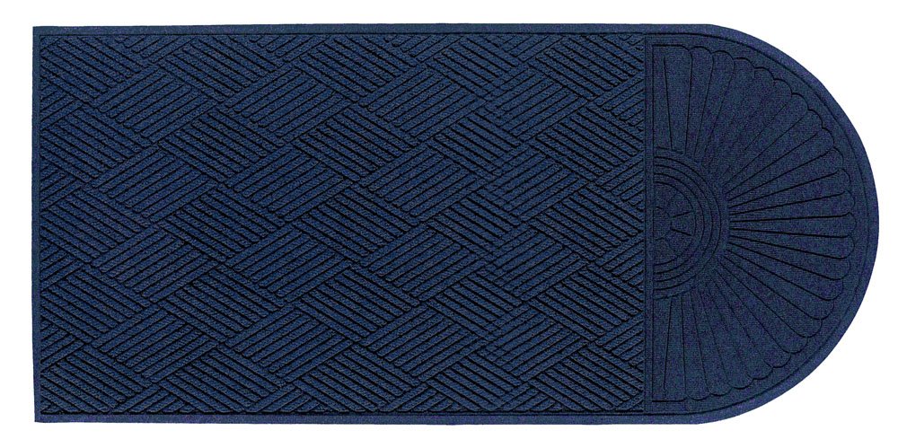 Premium Waterhog Eco Grand Premier PET Polyester Fiber Indoor/Outdoor Entrance Mat with SBR Rubber Backing - 5.5' x 3' x 3/8