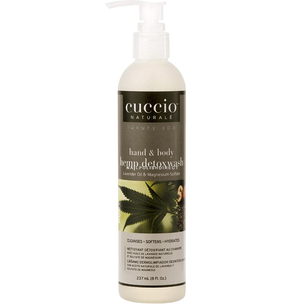 CUCCIO Detoxifying Hand & Body Wash - 8oz | Natural Cleanser for Deep Cleansing & Hydration | Perfect for Daily Use, Spa, and Travel