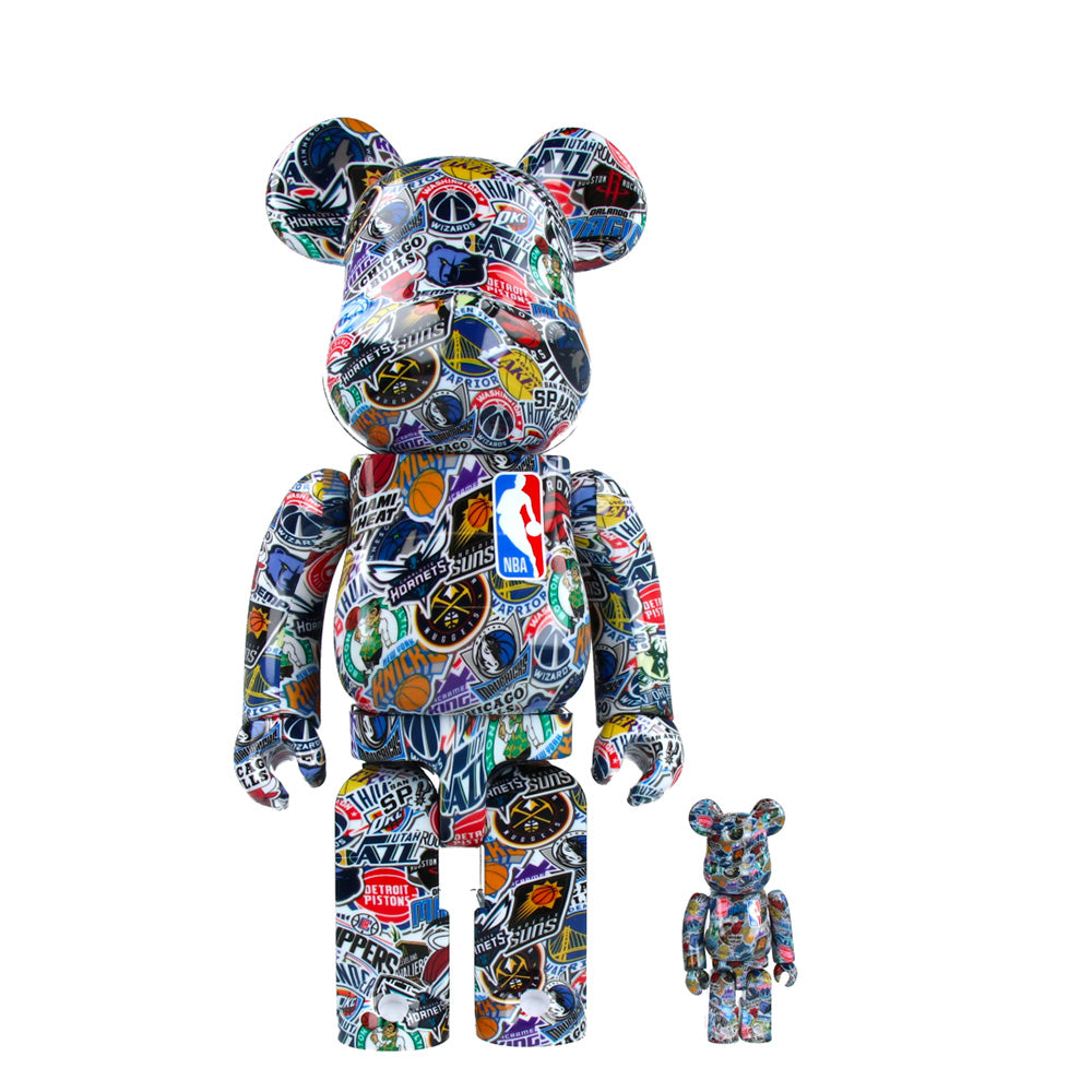 400% + 100% Bearbrick NBA Collectible Figure - Perfect for Home Decoration, Office Display & Gift Giving