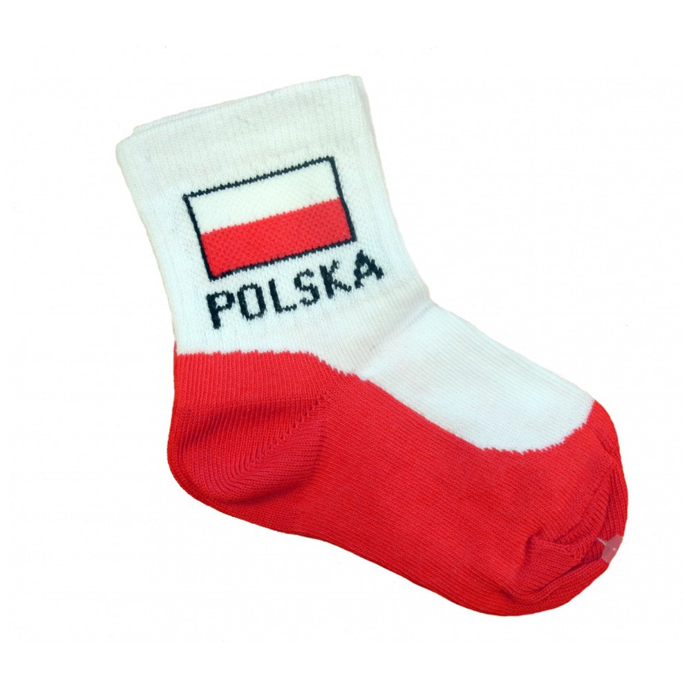 Poland Flag Socks for Kids & Babies - Patriotic White & Red Polish National Design Socks - Perfect for Holidays, National Events & Family Gatherings