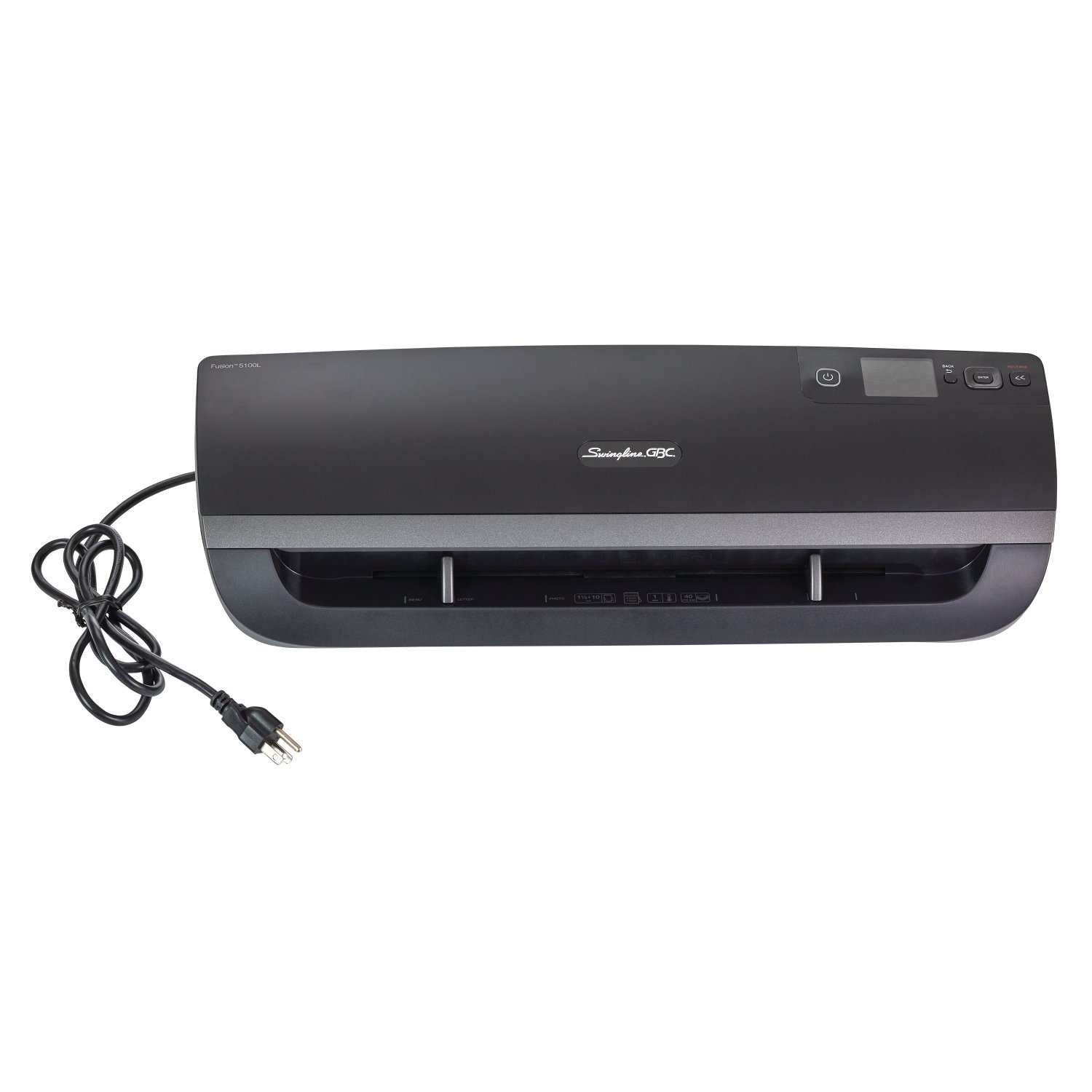 Swingline GBC Fusion 5100L 12-Inch Thermal Laminator Machine - Fast 1 Min Warm-Up, Handles 1.5-10 Mil Laminating Pouches, Includes 50 EZUse Pouches (1703078) - Perfect for Office Documents, School Projects, ID Cards & Photo Preservation