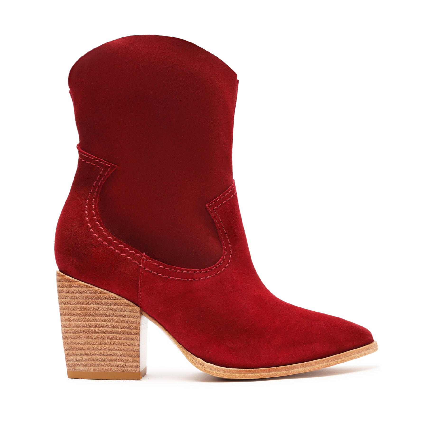 Tessie Suede Bootie Women's Comfortable Ankle Boots - Stylish Fall & Winter Shoes for Casual Outfits, Office Wear & Date Nights