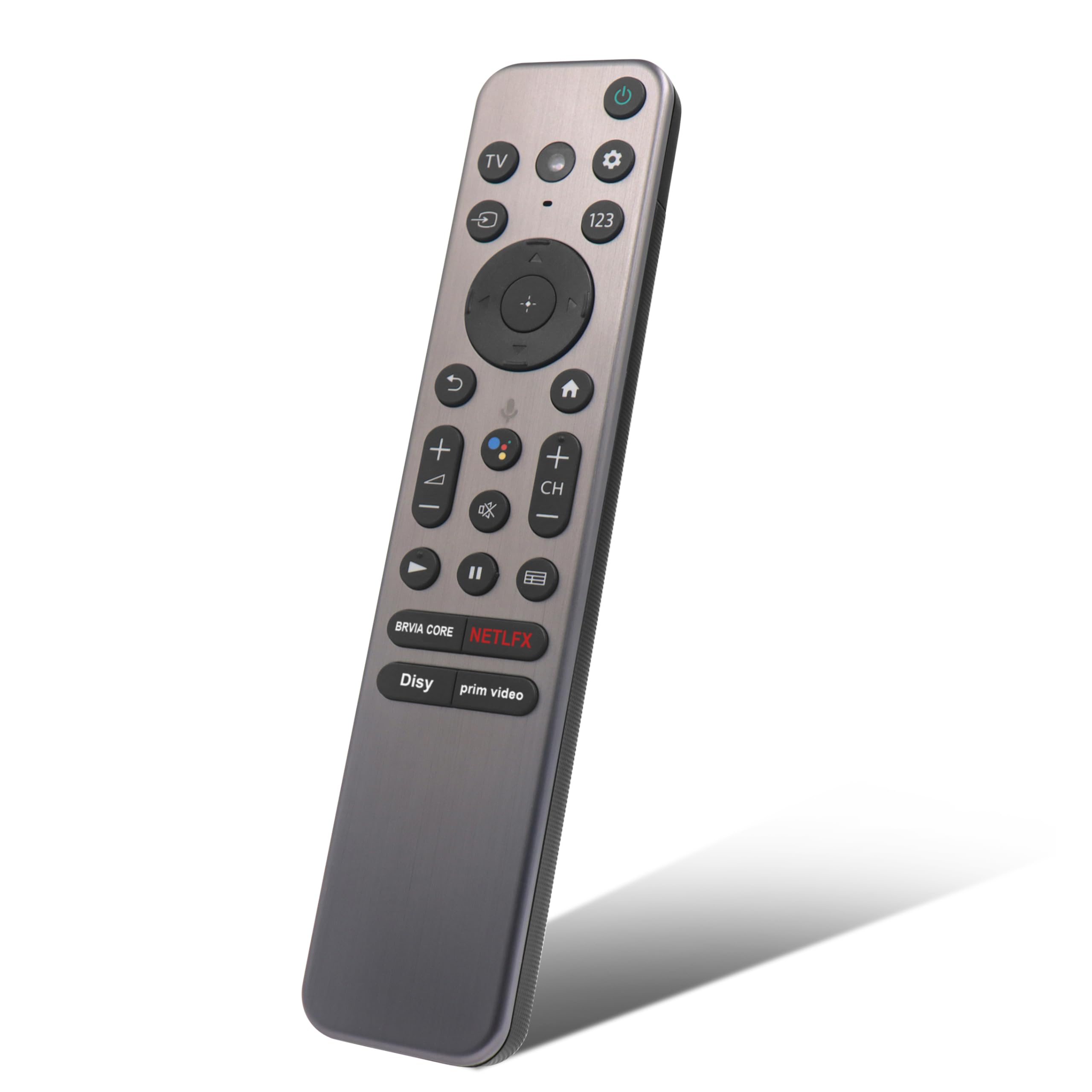 Premium Smart Voice Remote Control RMF-TX900U for Sony Bravia TVs - Backlit Buttons, Metal Case, Voice Search - Compatible with 4K Ultra HD, QD-OLED, Mini LED & Full Array LED Smart TVs - Perfect for Home Entertainment & Nighttime Viewing
