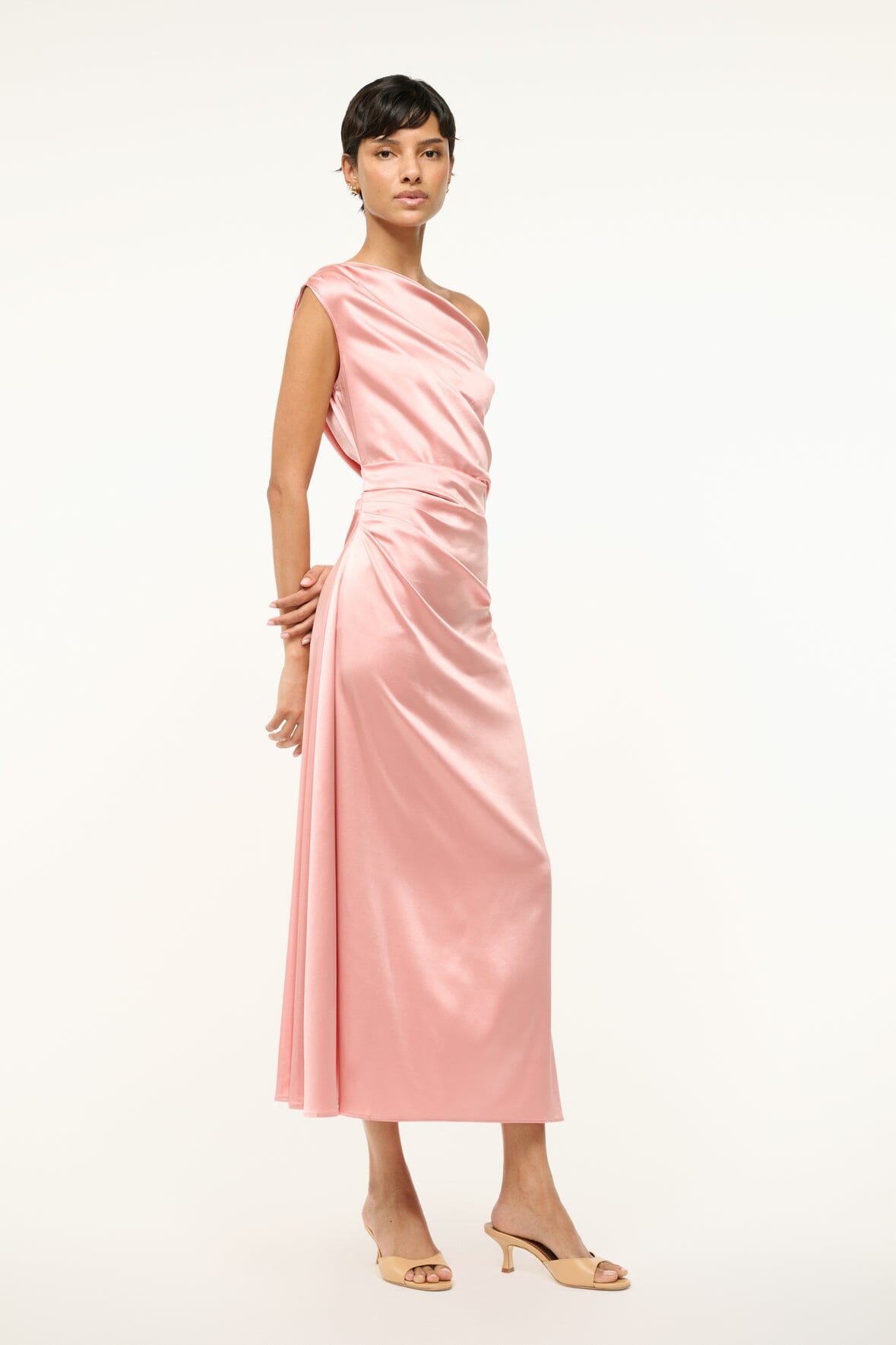 PHARE SILK DRESS | Elegant Rose Print Flowy Maxi Dress for Women | Perfect for Weddings, Parties & Summer Vacations