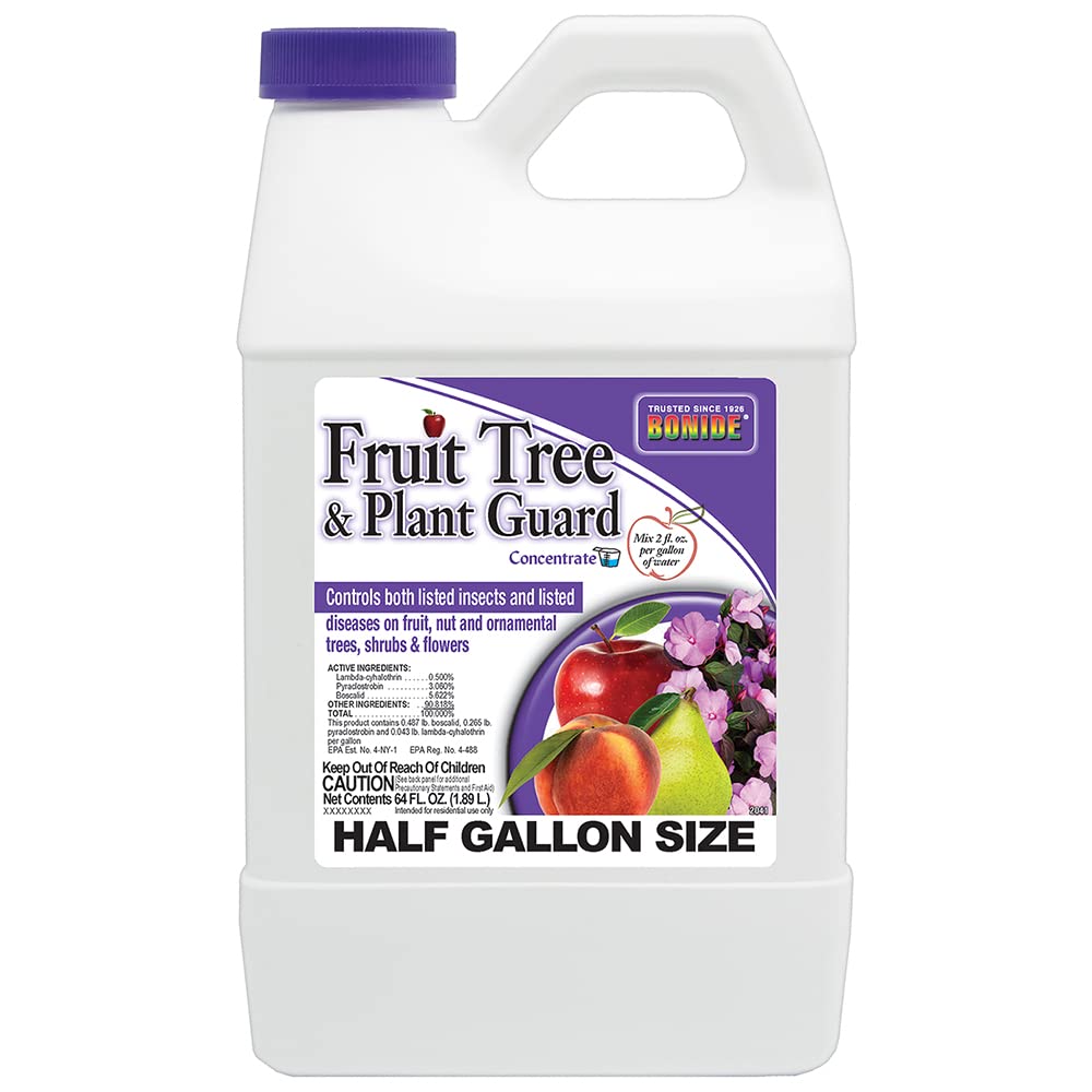 Bonide 2041 Fruit Tree & Plant Guard Concentrate - 64 oz (1/2 Gallon) for Disease Prevention & Pest Control - Ideal for Orchards, Gardens & Landscaping